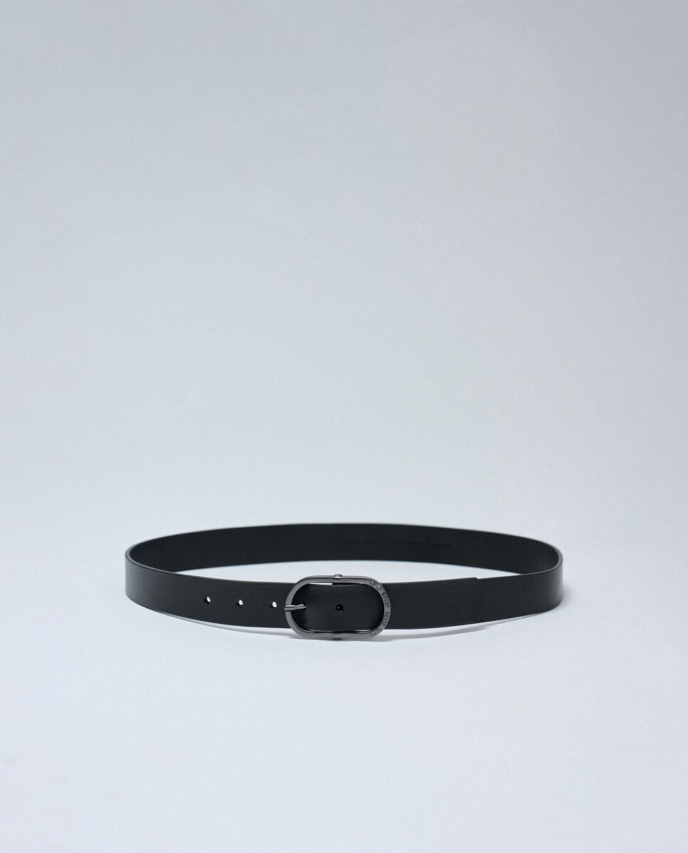 Cinto de Pele Preto-1