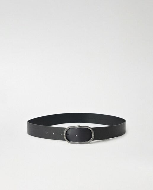 Imagem 0 de Cinto em Pele com Fivela Metálica