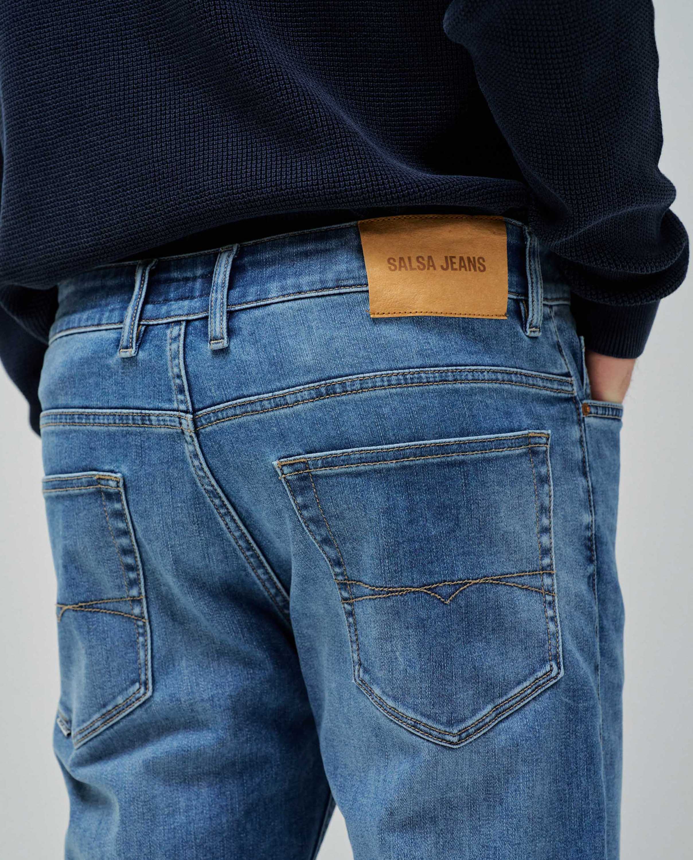 Jeans Regular Fit Azul-4