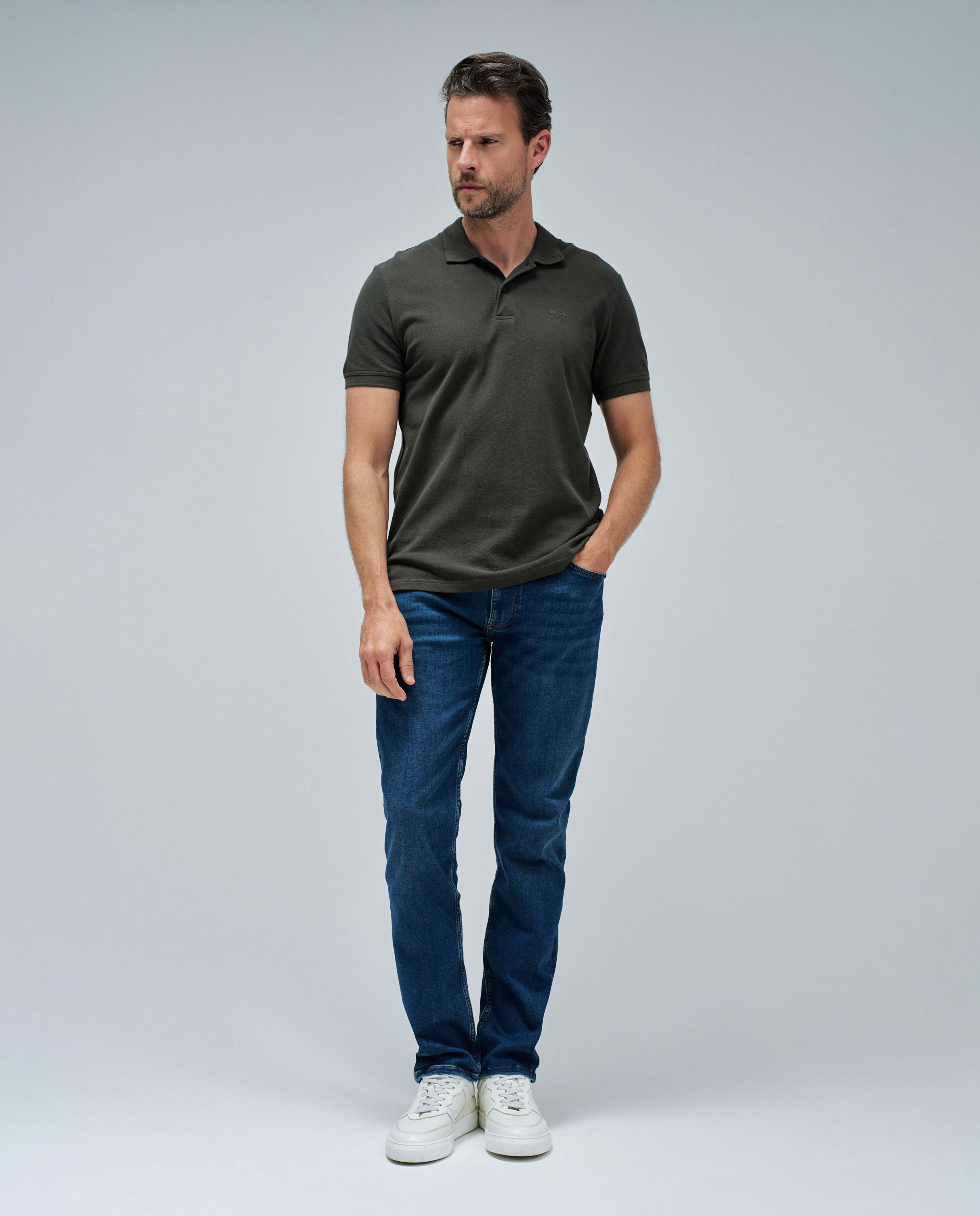 Jeans Regular Fit Azul-1