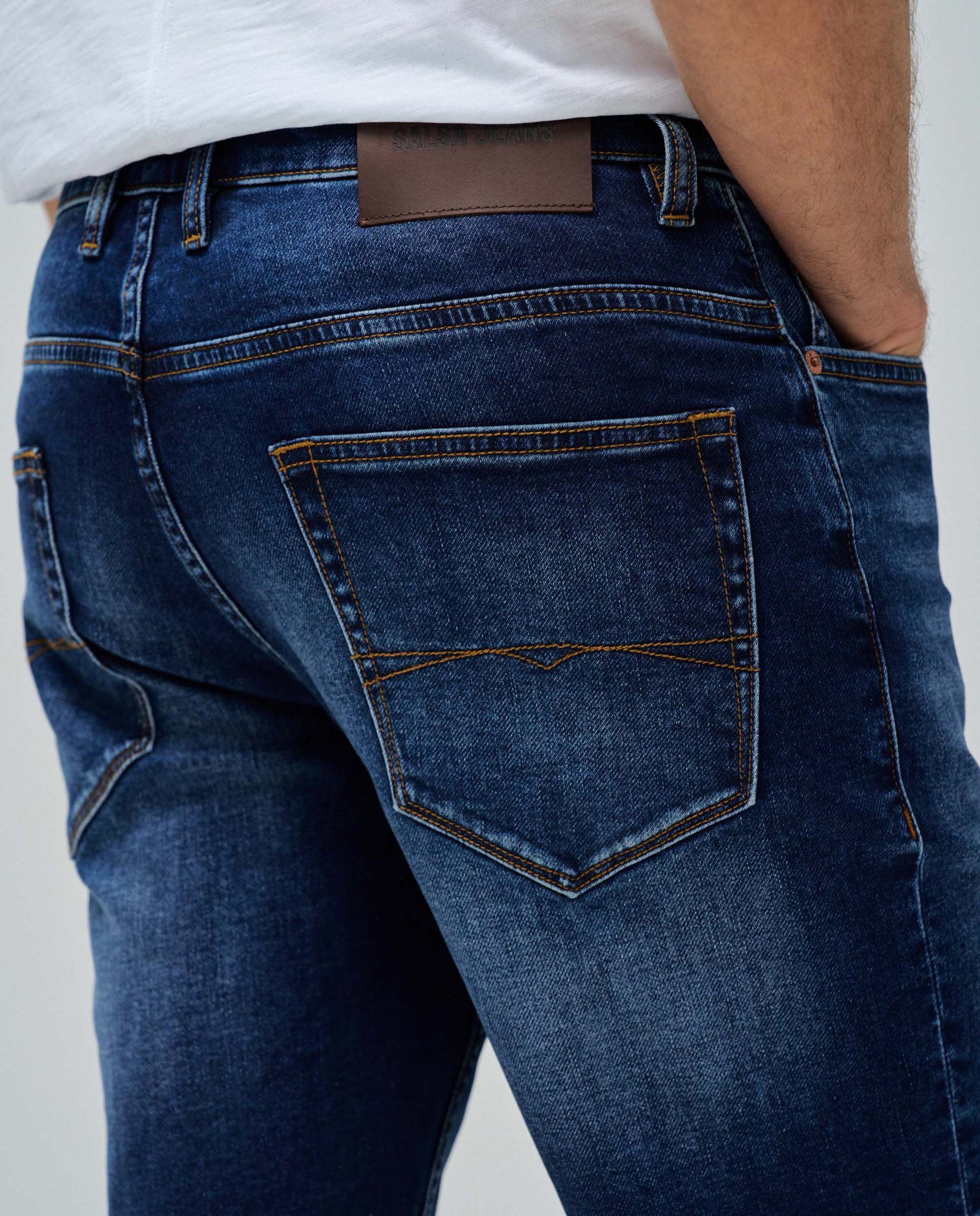 Calças Curtas Azul-4