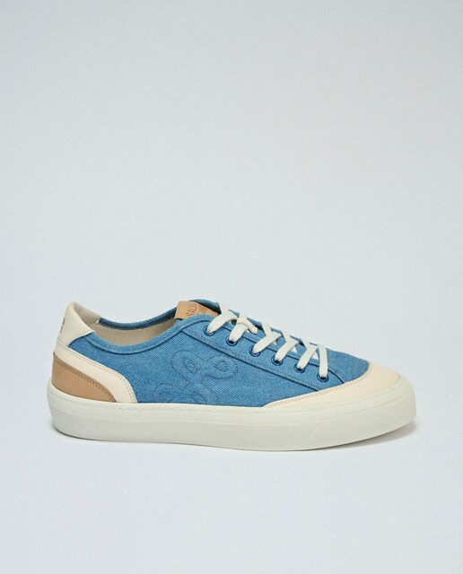 Imagem 0 de Sapatilhas Jeans e de Couro