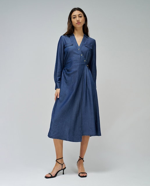 Imagem 0 de Vestido Lightdenim de Manga Comprida
