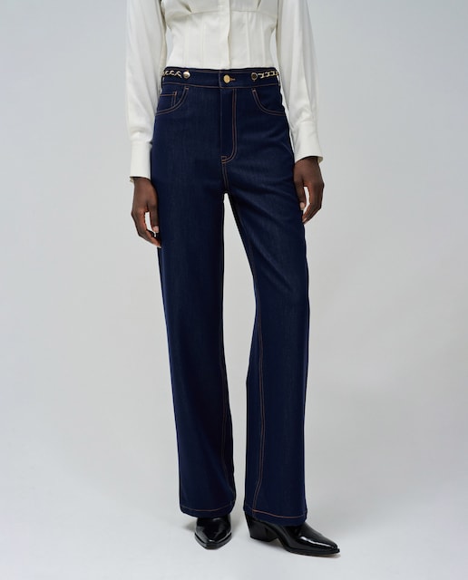 Imagem 0 de Jeans em Lightdenim Perna Wide