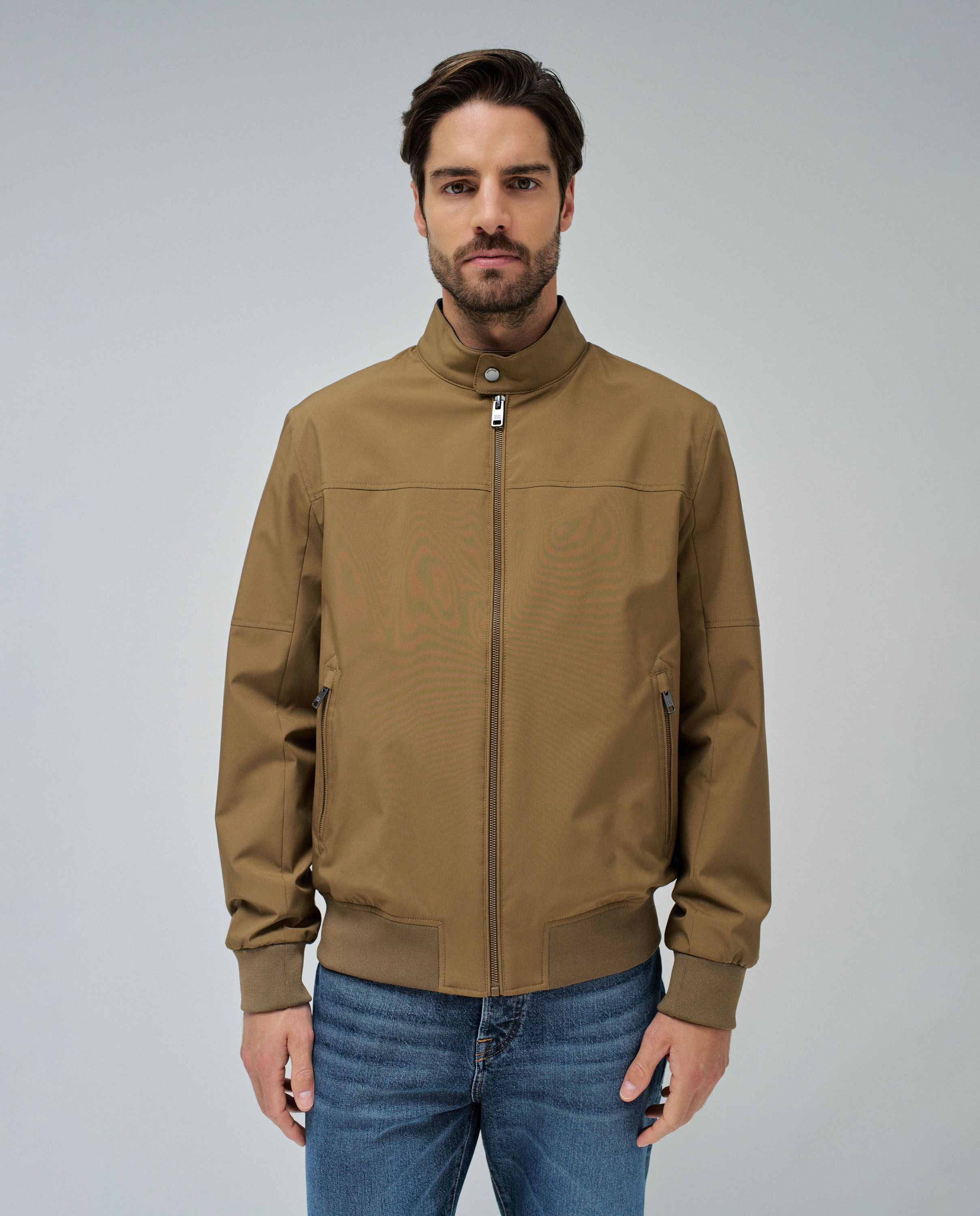 Blusão Bomber Castanho-1