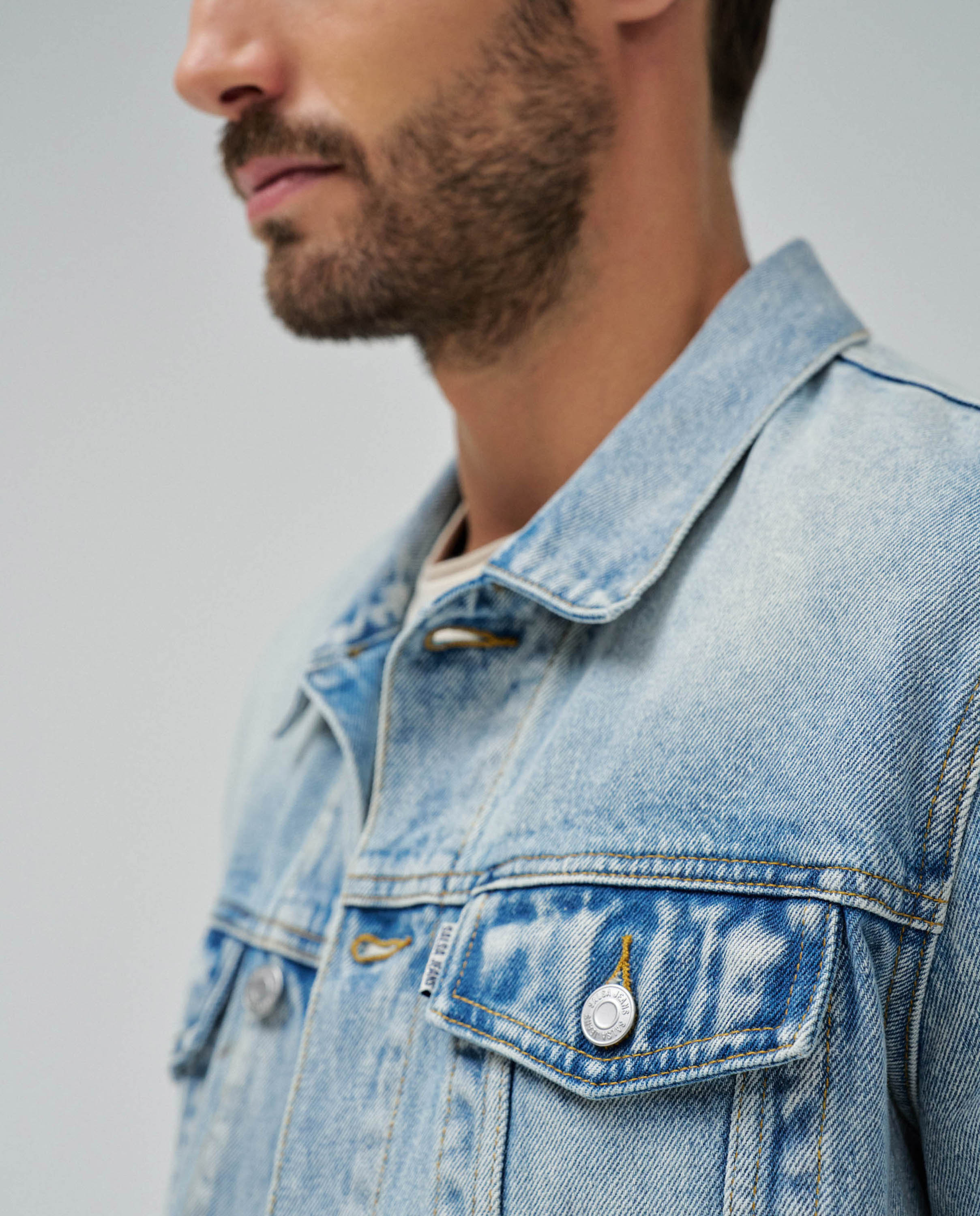 Blusão Jeans Azul-4