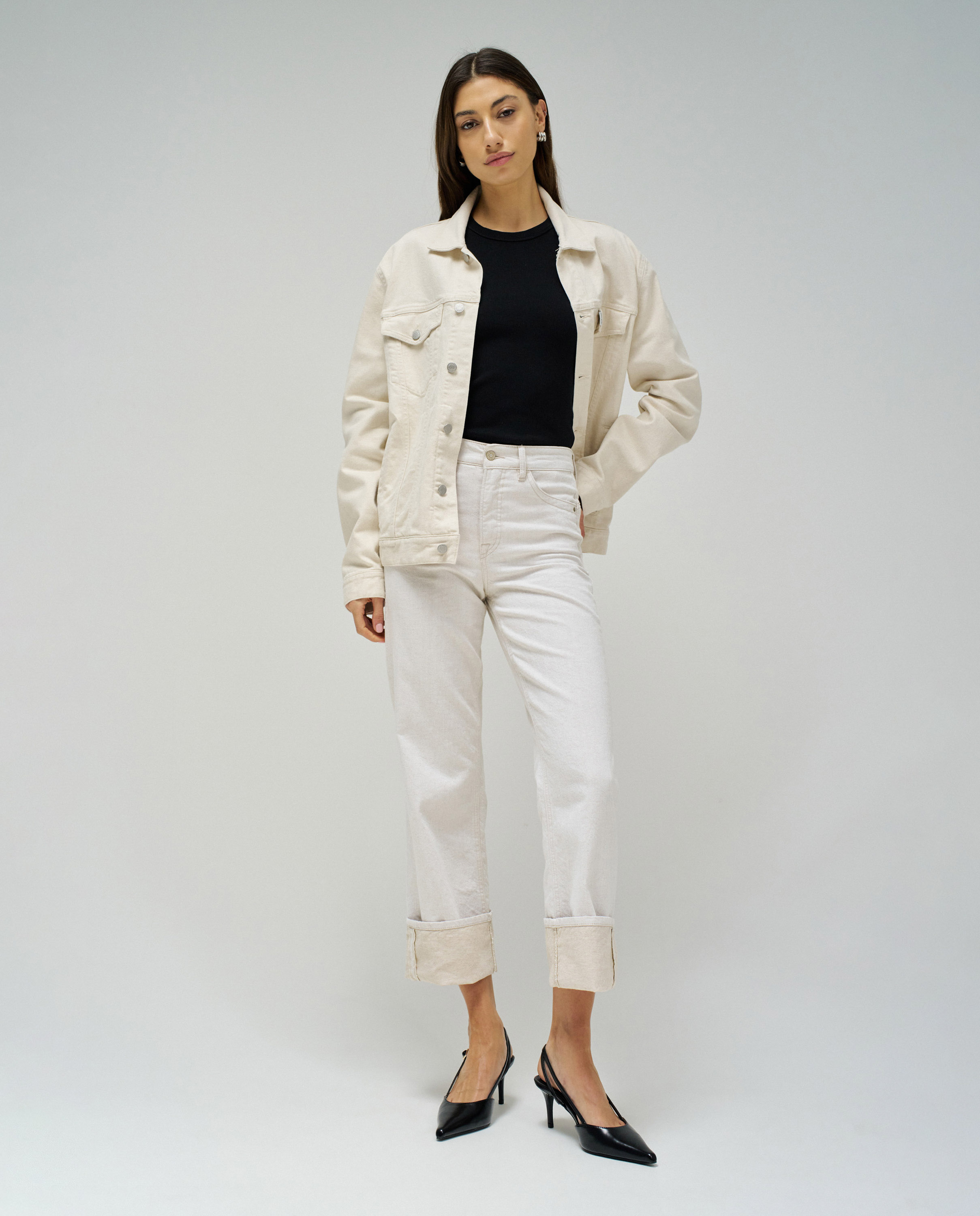 Jeans Faith Push In Straight Natural-1