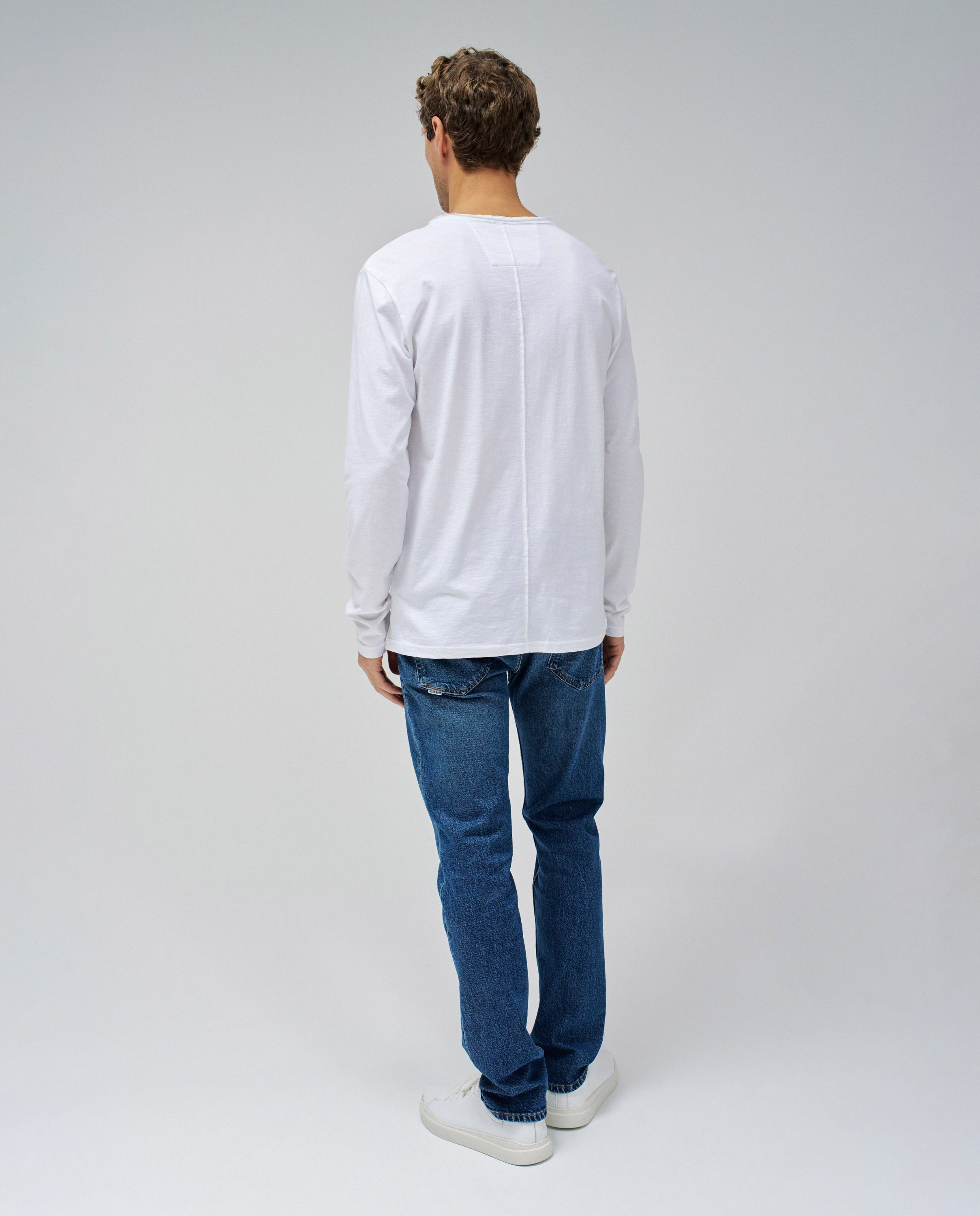 Camisola de Manga Comprida Branco-3