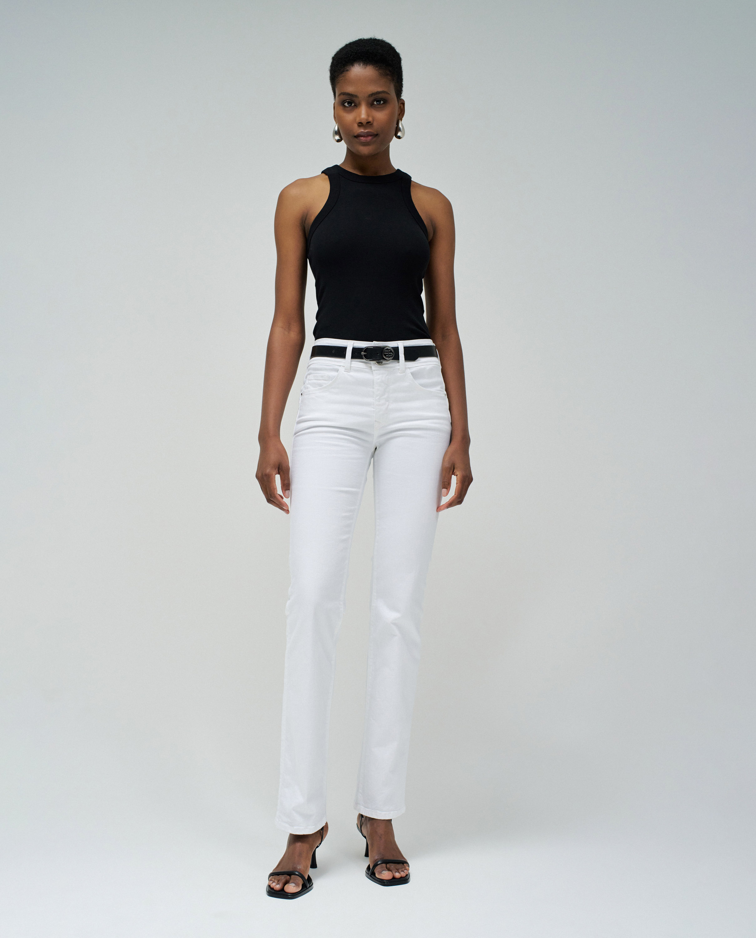 Jeans Secret Push In Straight Branco-1
