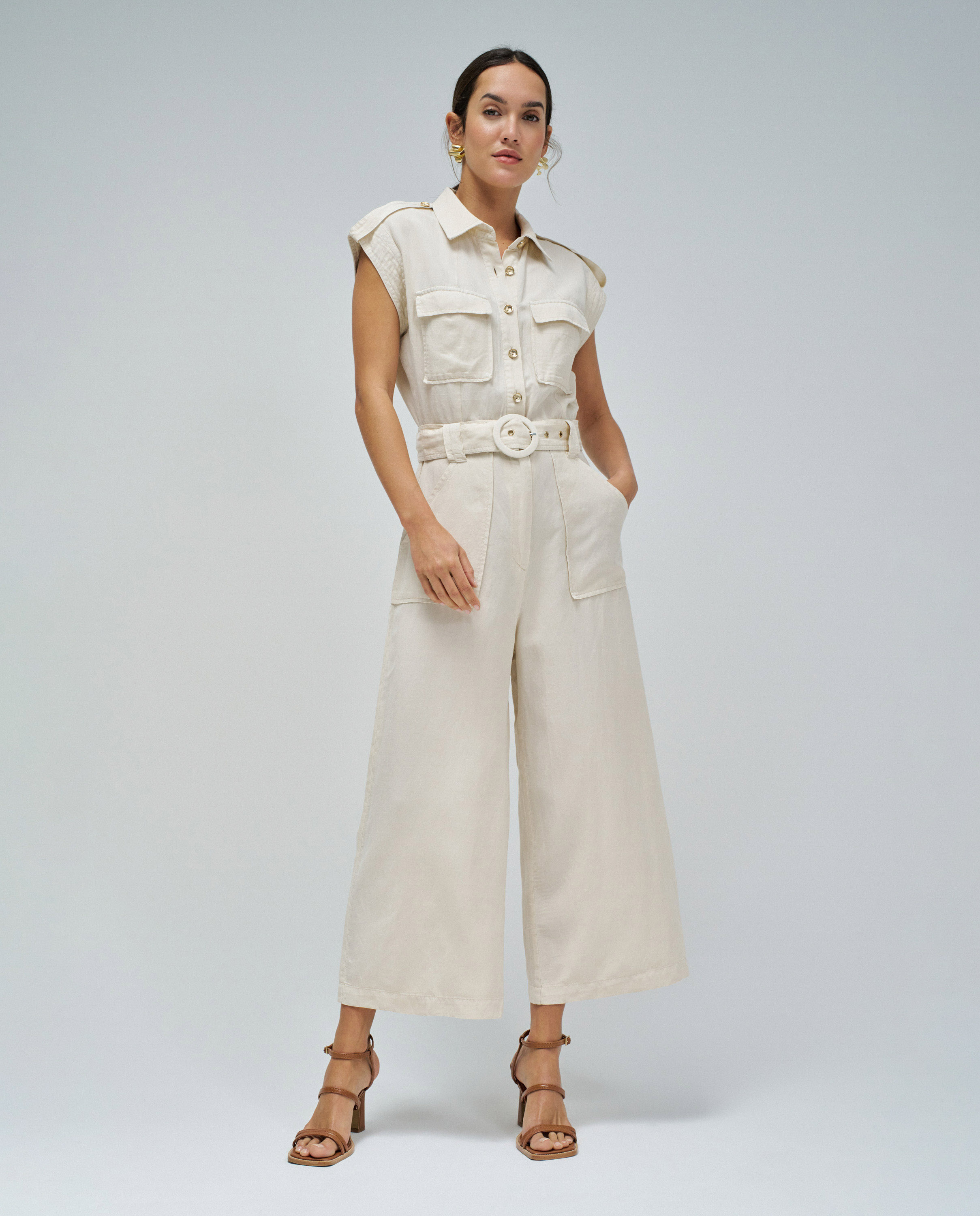 Macacão em Lightdenim Natural-5