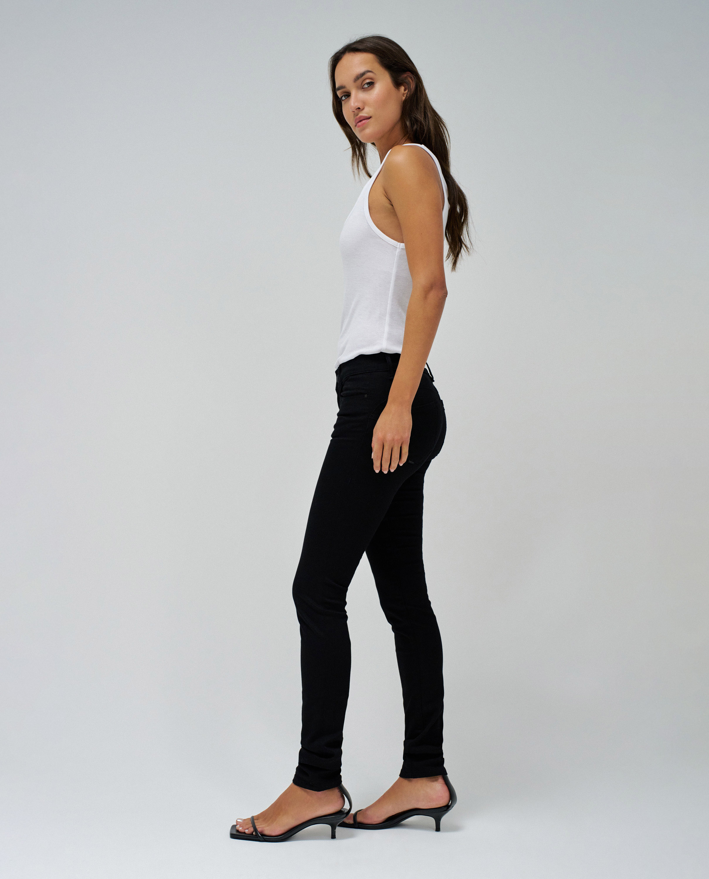 Jeans Skinny Wonder Push Up True Black Preto brilhante-2