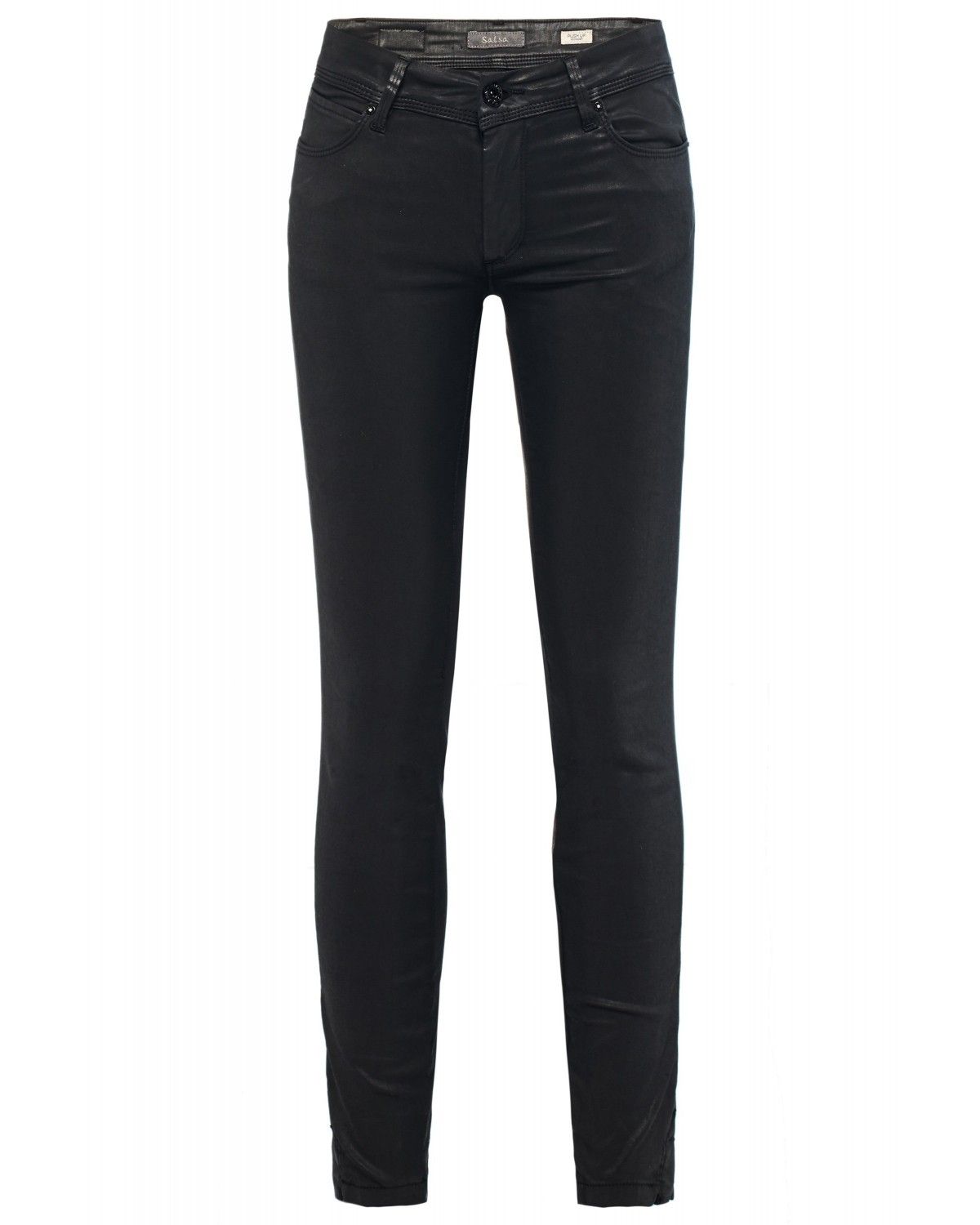 Jeans Skinny Wonder Push Up Cropped Cinzento-escuro-6