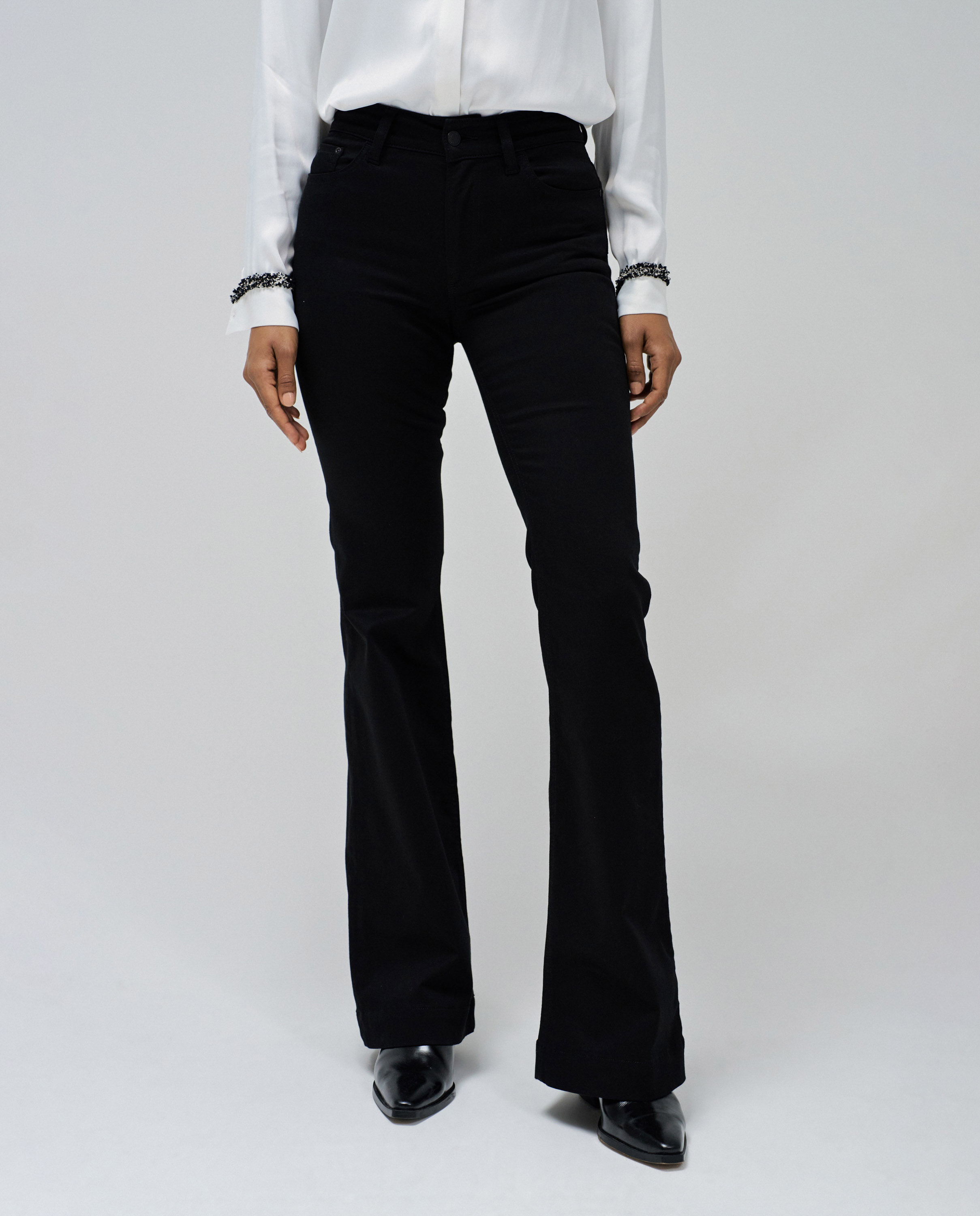 Jeans À Boca de Sino Destiny Push Up Flare Preto-5