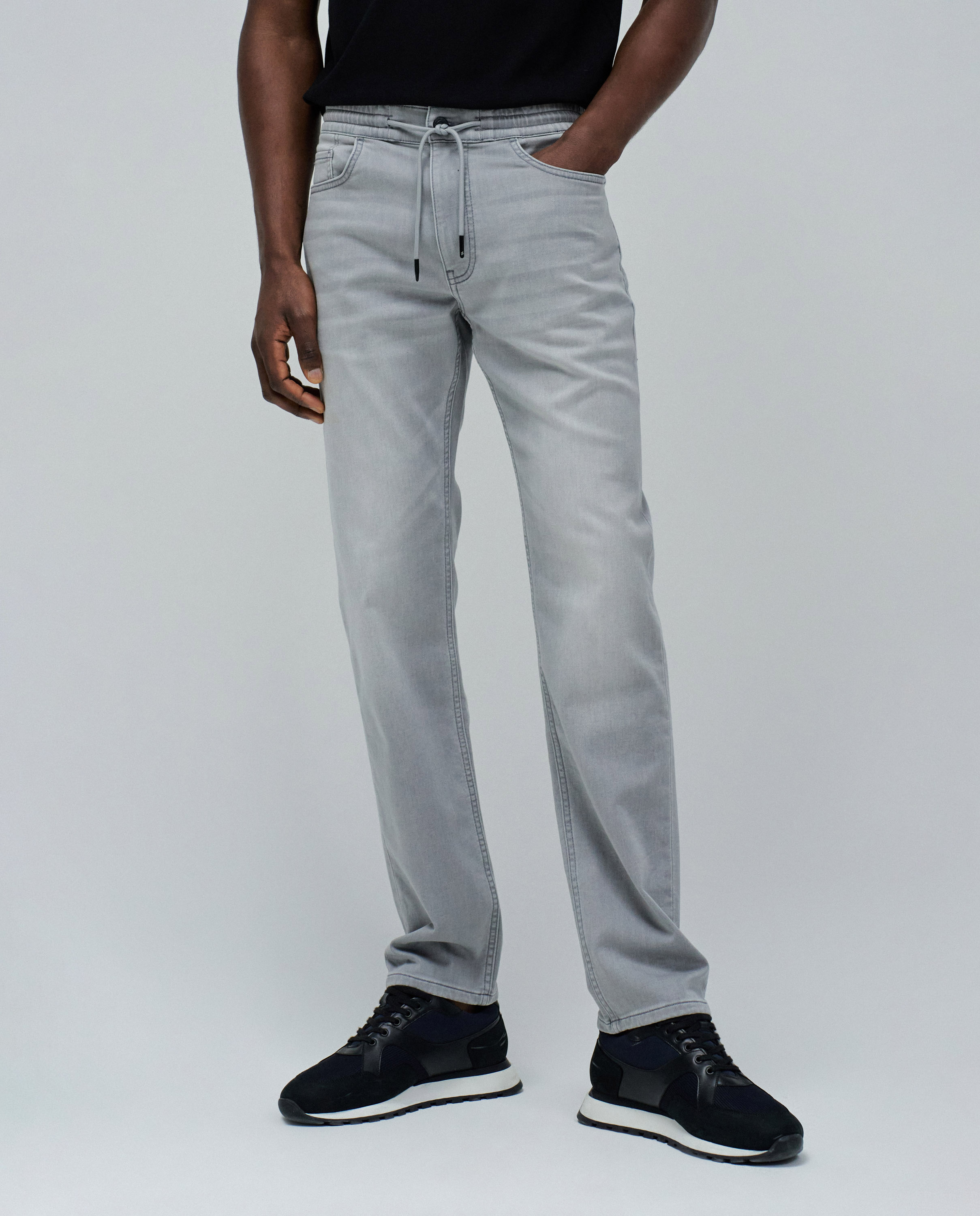 Calças Jogger S-activ Fit Regular Prata-5