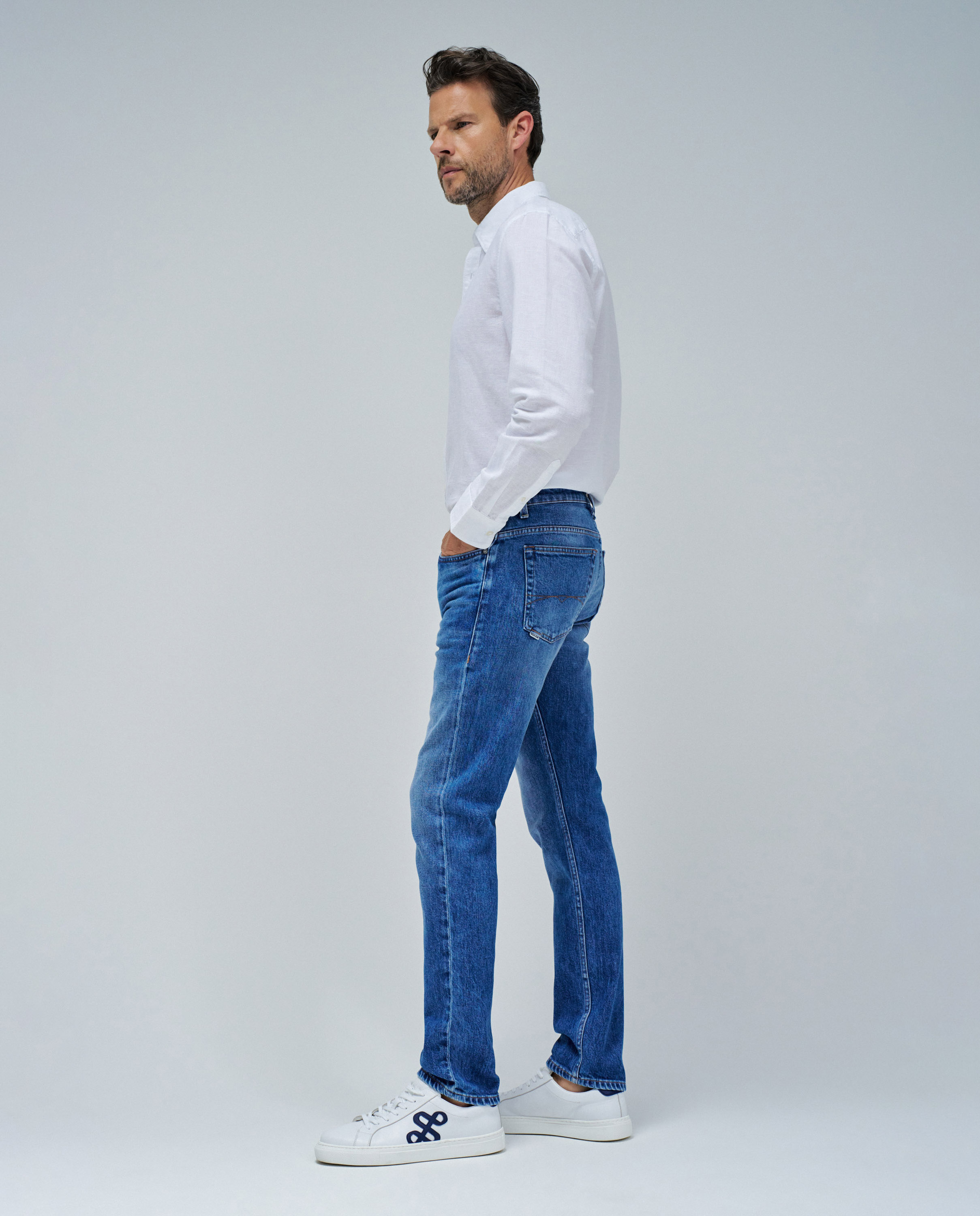 Jeans Slim Fit Azul-2