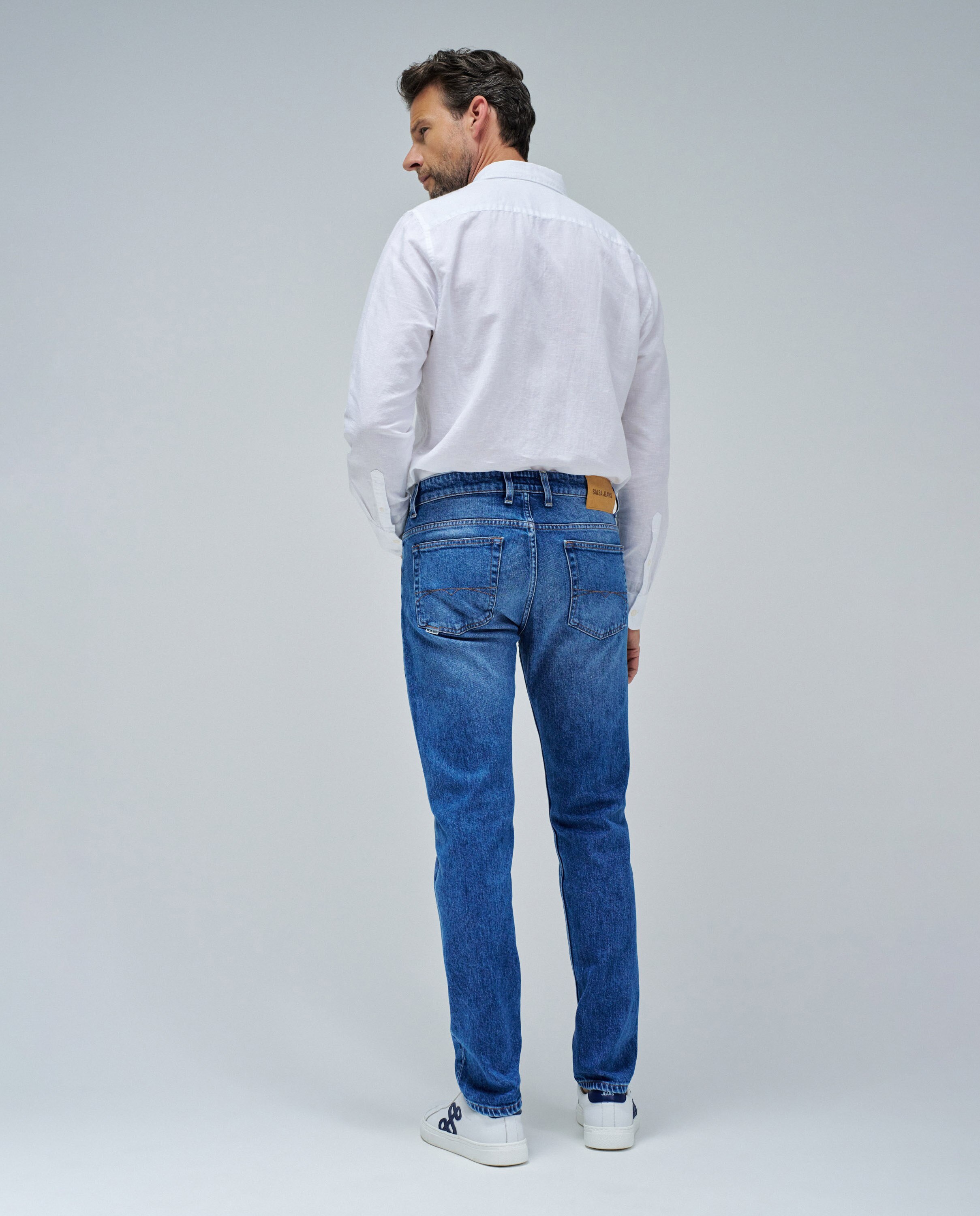 Jeans Slim Fit Azul-3