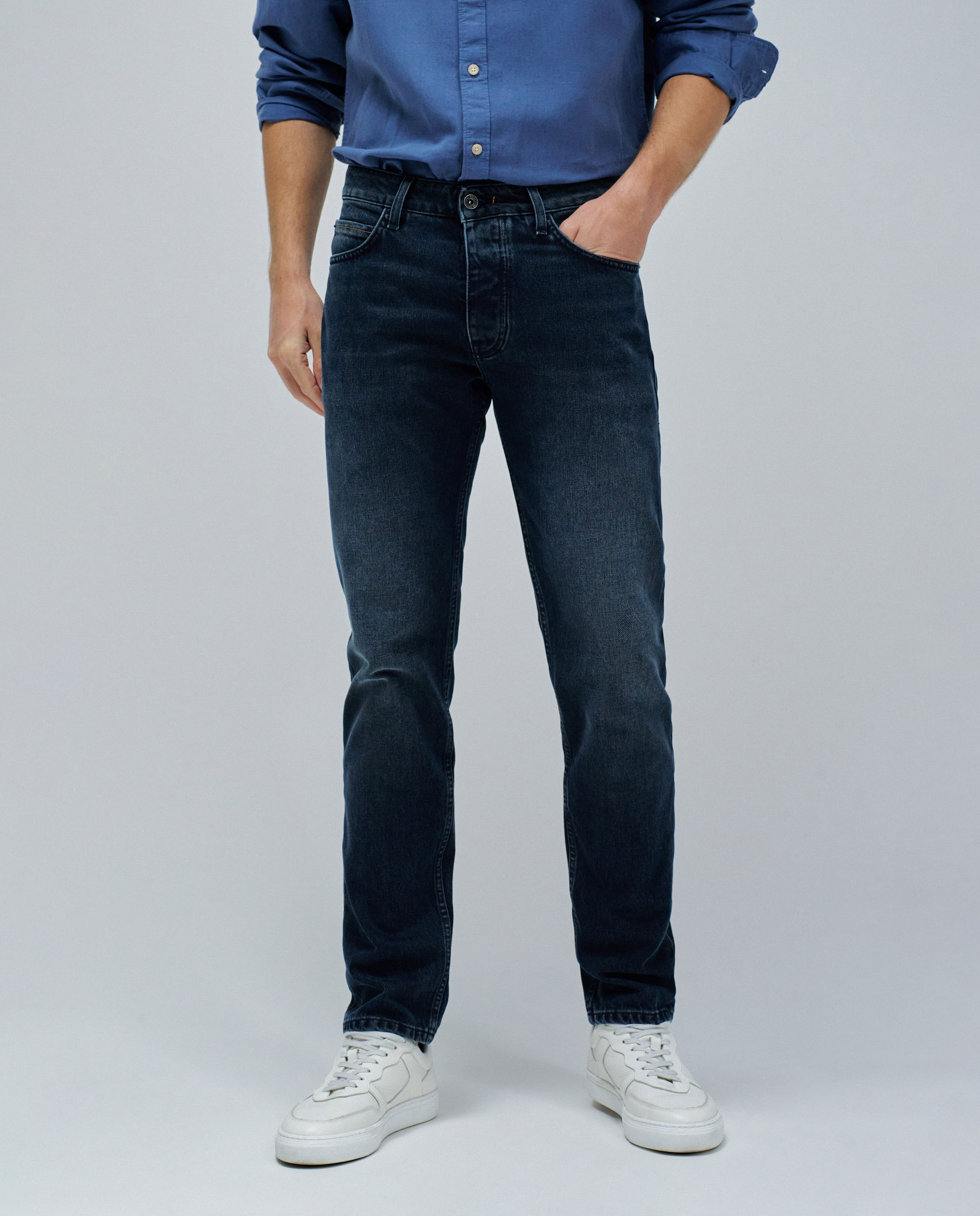 Jeans Regular Fit S-repel Azul denim-5