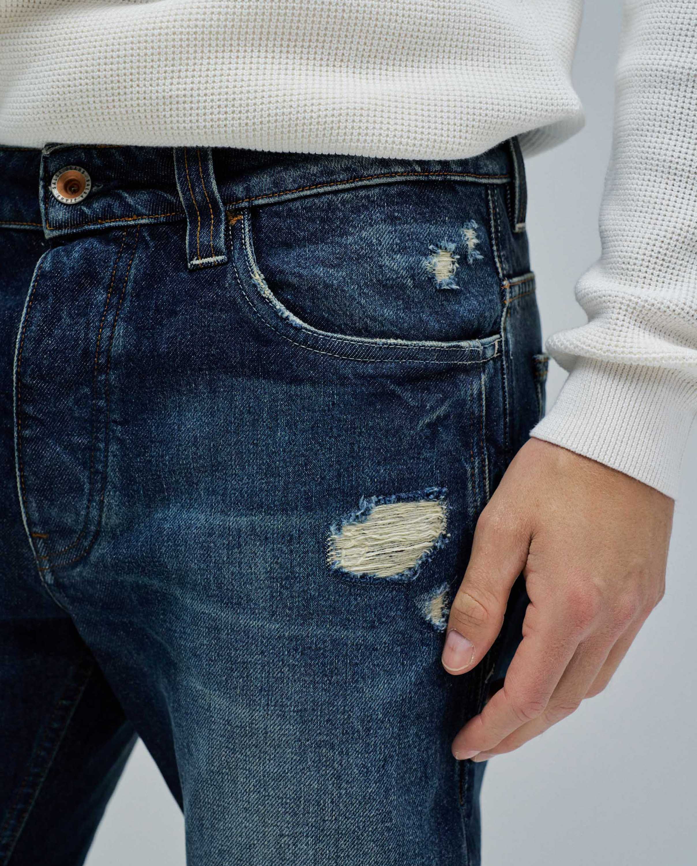 Jeans Regular Fit Craft Series Azul denim-4