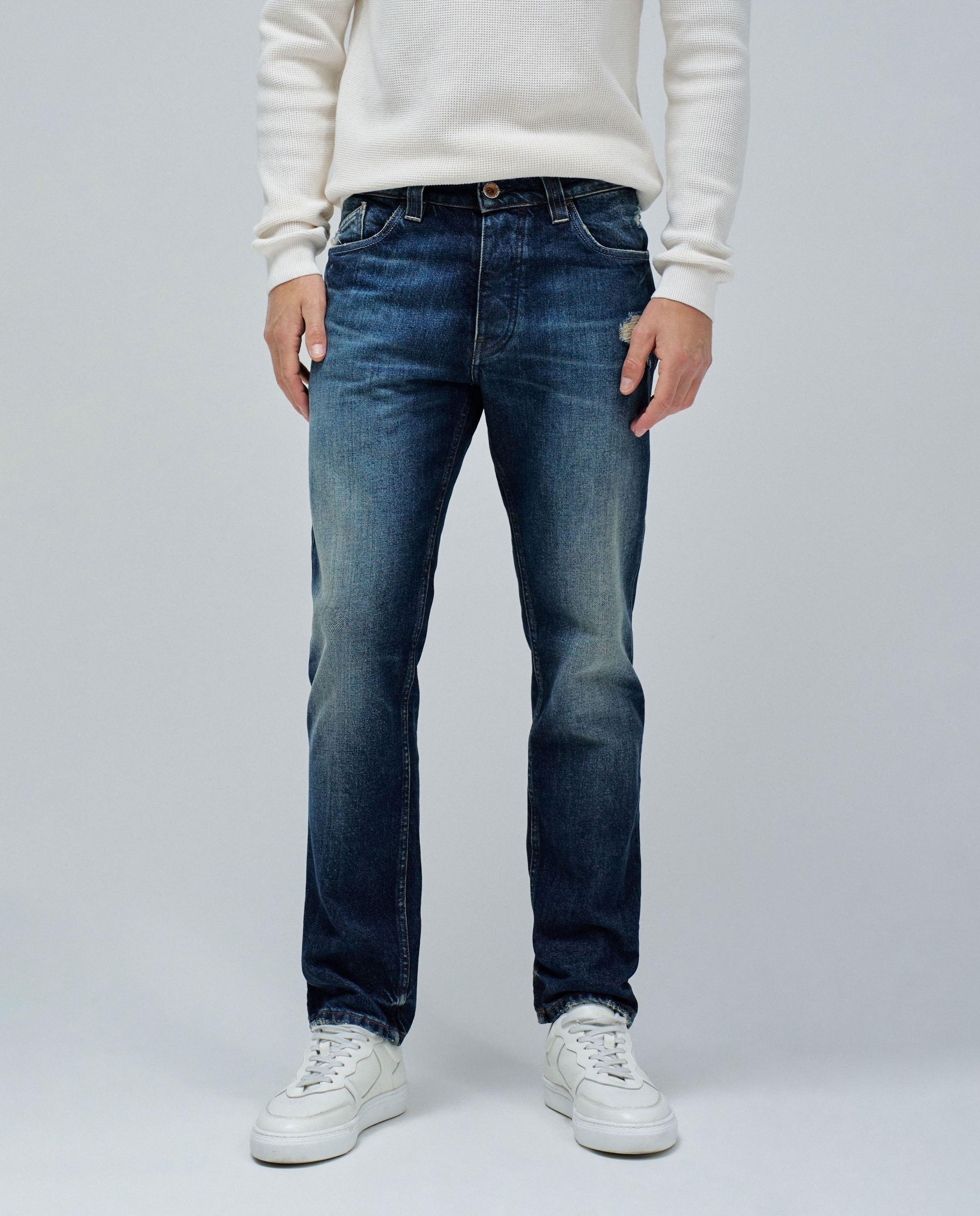 Jeans Regular Fit Craft Series Azul denim-5