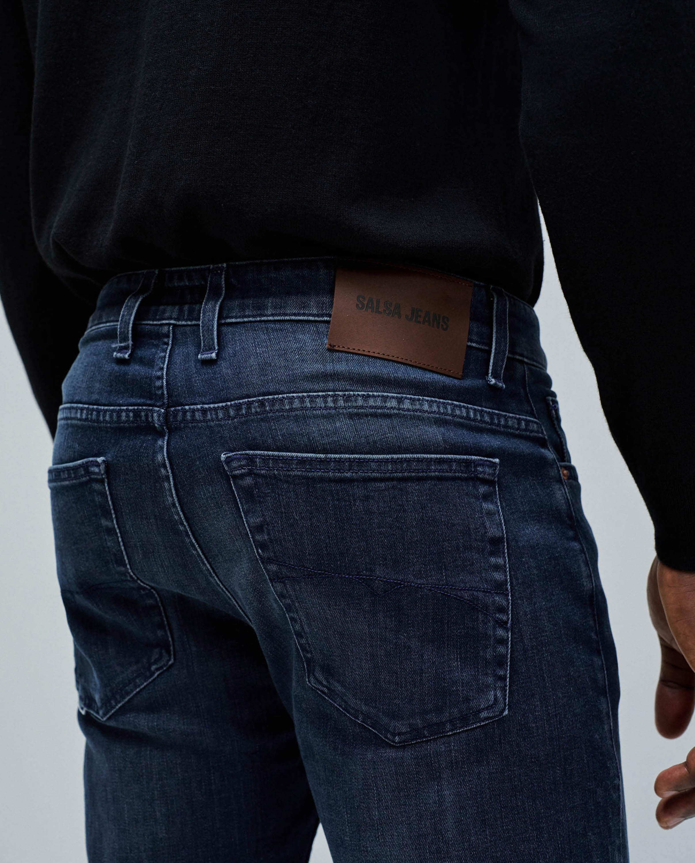 Jeans Slim Fit S-repel Azul-4