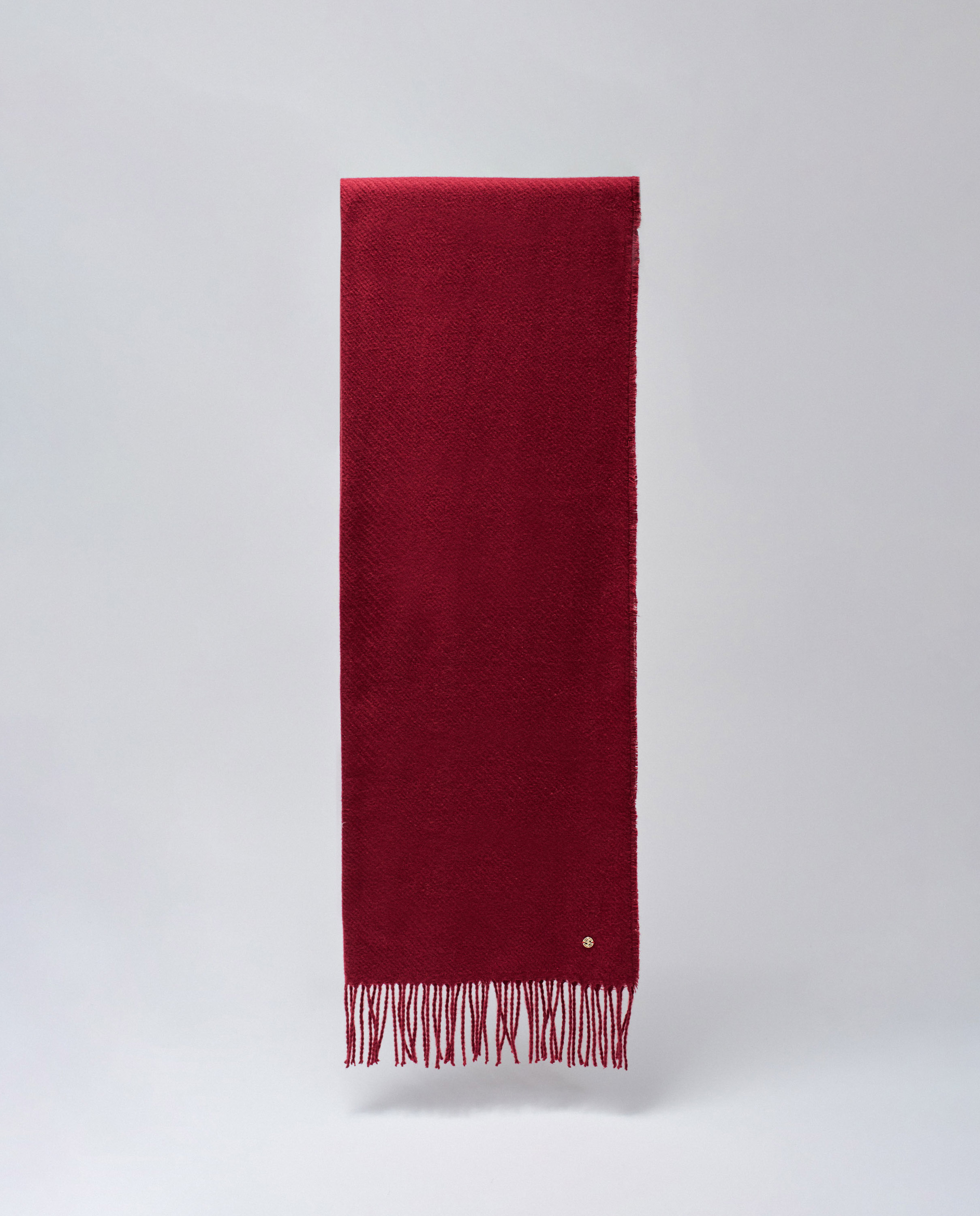 Cachecol com Franjas Vermelho-4