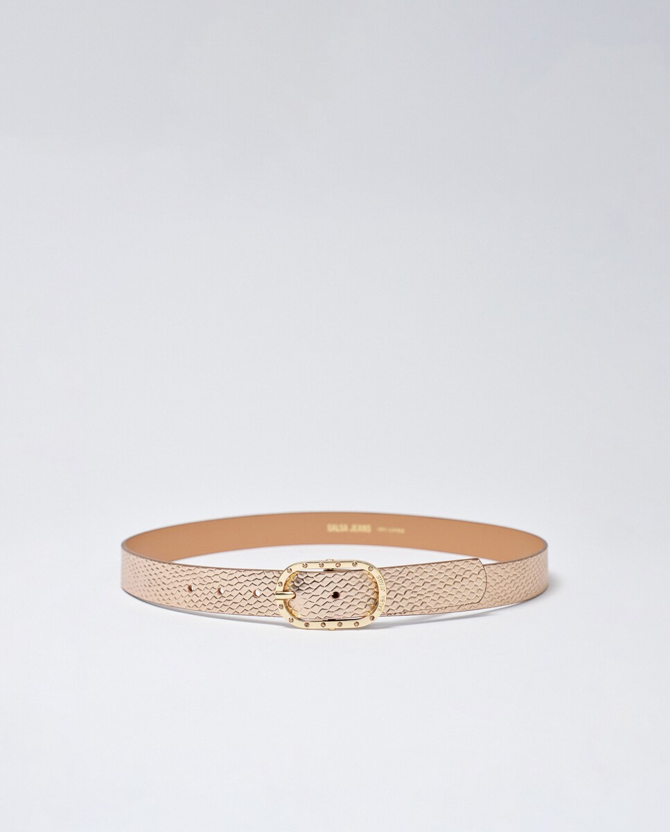 Cinto de Couro Ouro-1