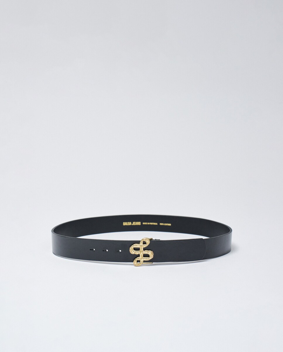 Cinto de Couro Preto-1