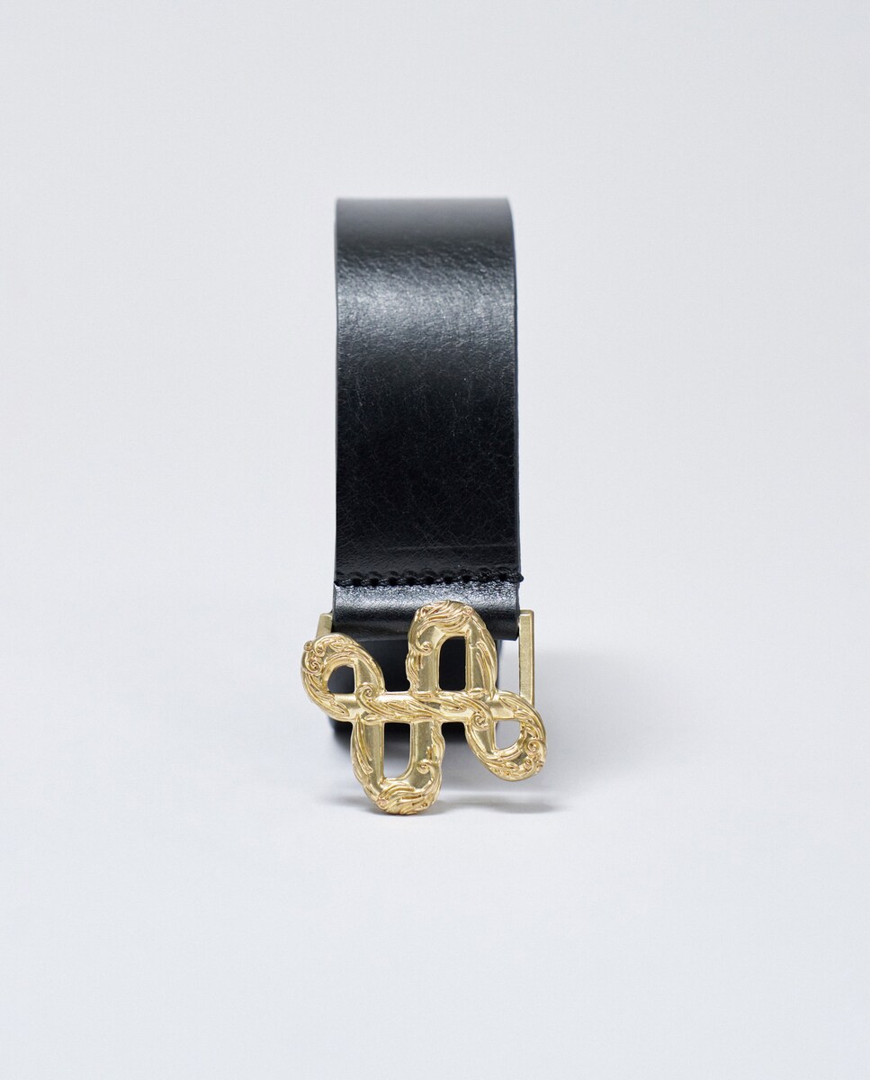 Cinto de Couro Preto-3