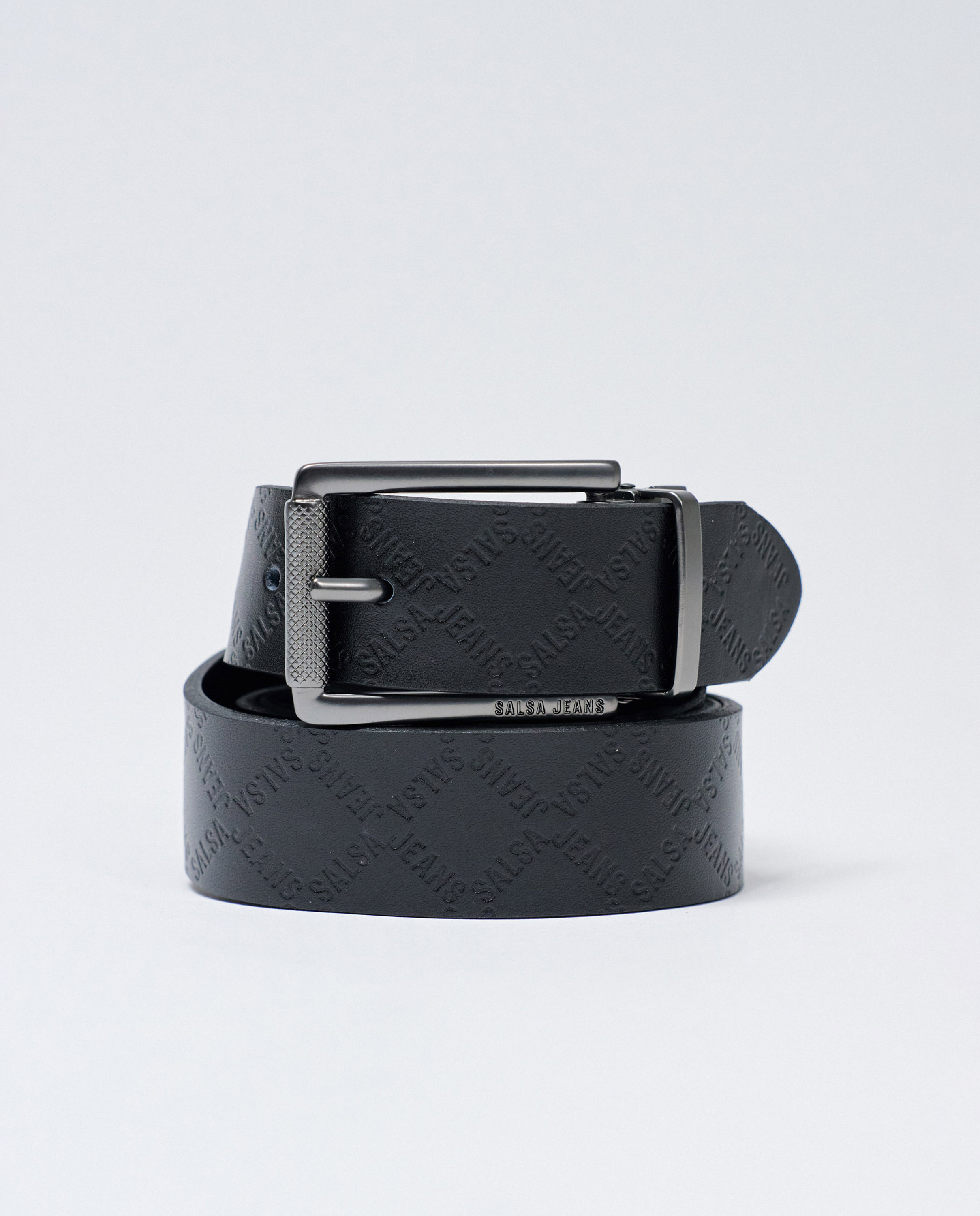 Cinto de Couro Reversível Preto-2