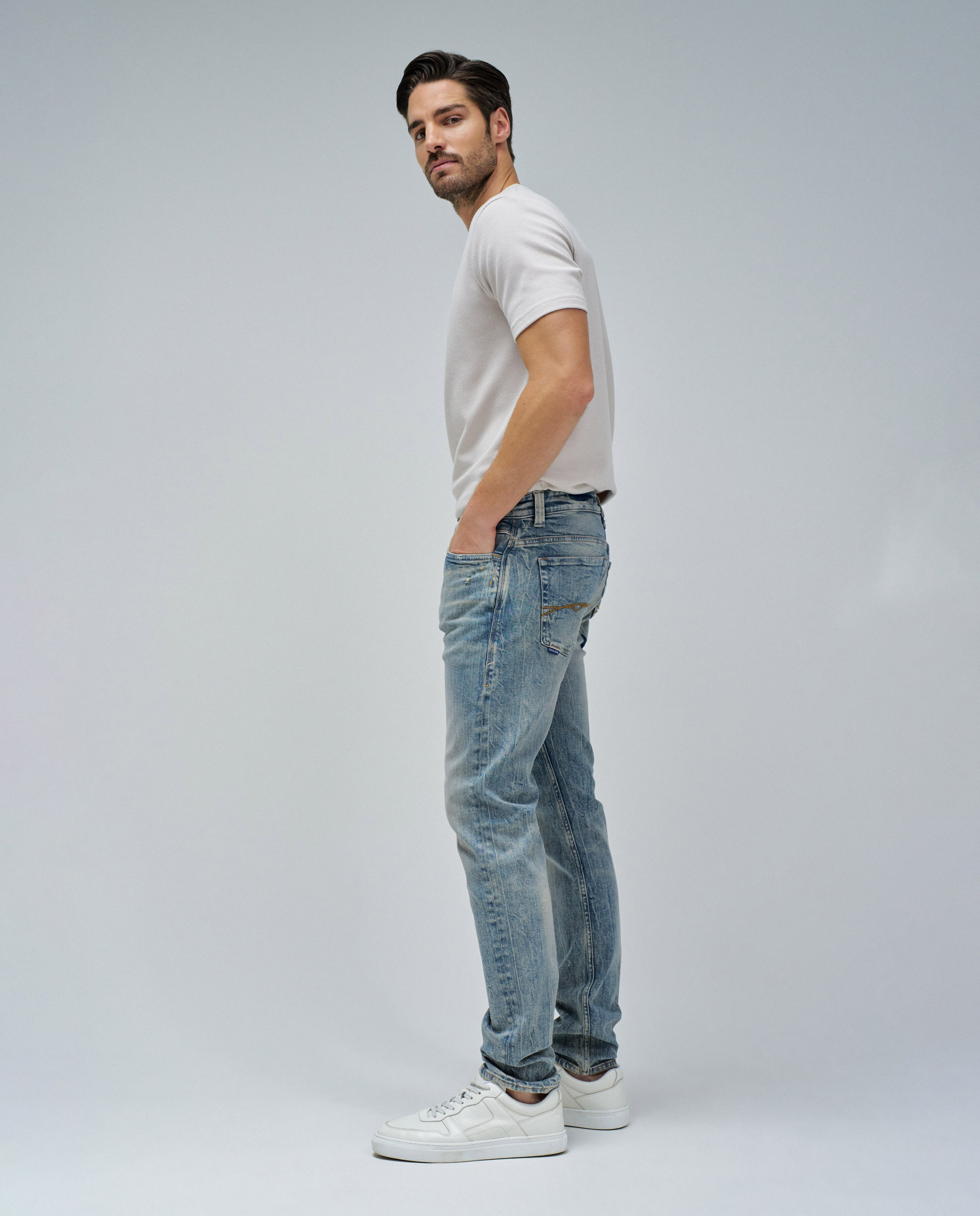 Jeans Slim Fit Craft Series Azul-claro-2