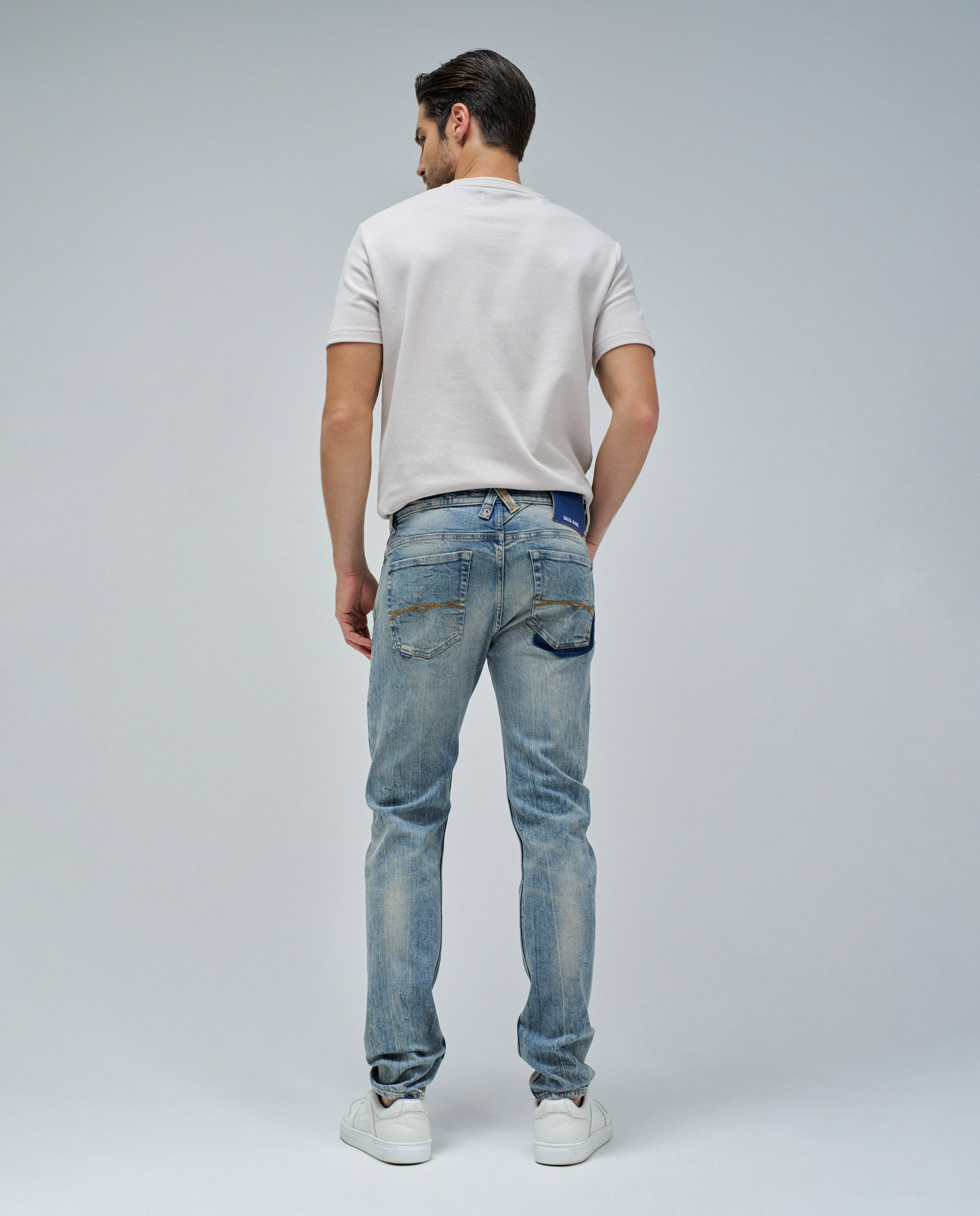 Jeans Slim Fit Craft Series Azul-claro-3
