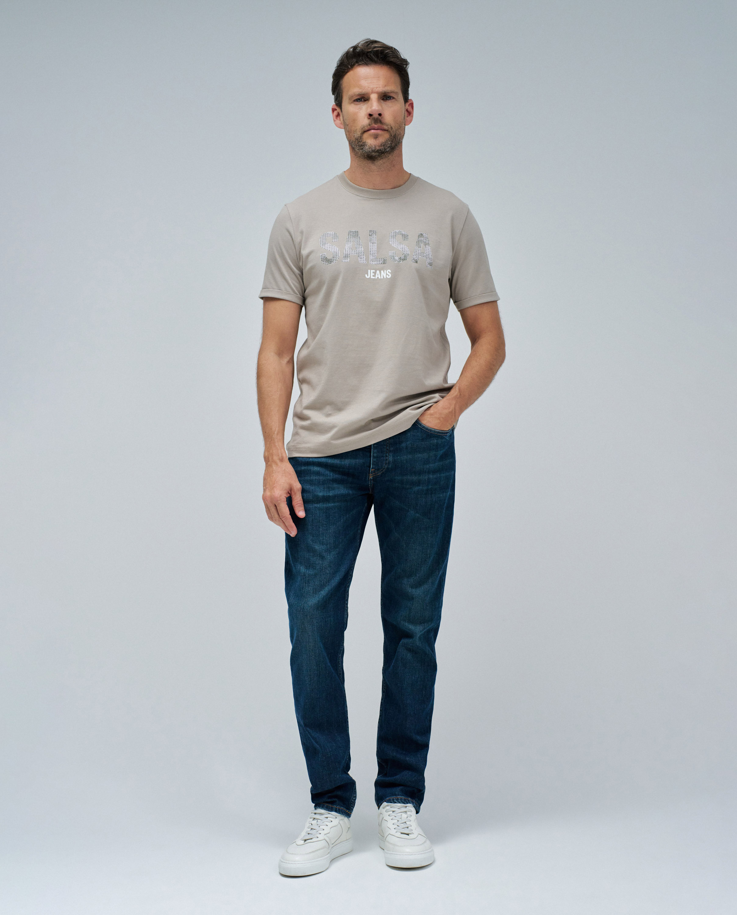 Jeans Slim Fit Azul-1