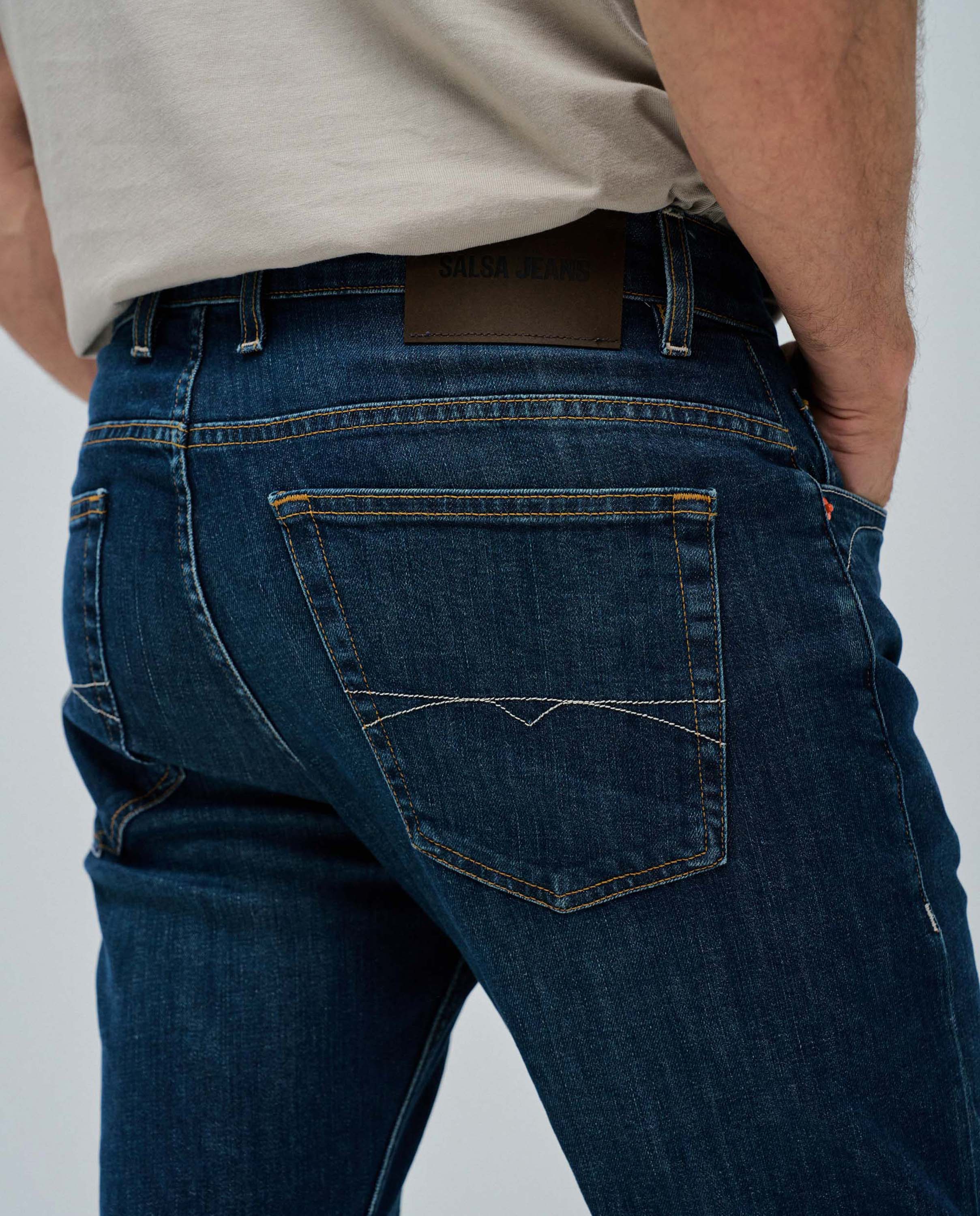Jeans Slim Fit Azul-4
