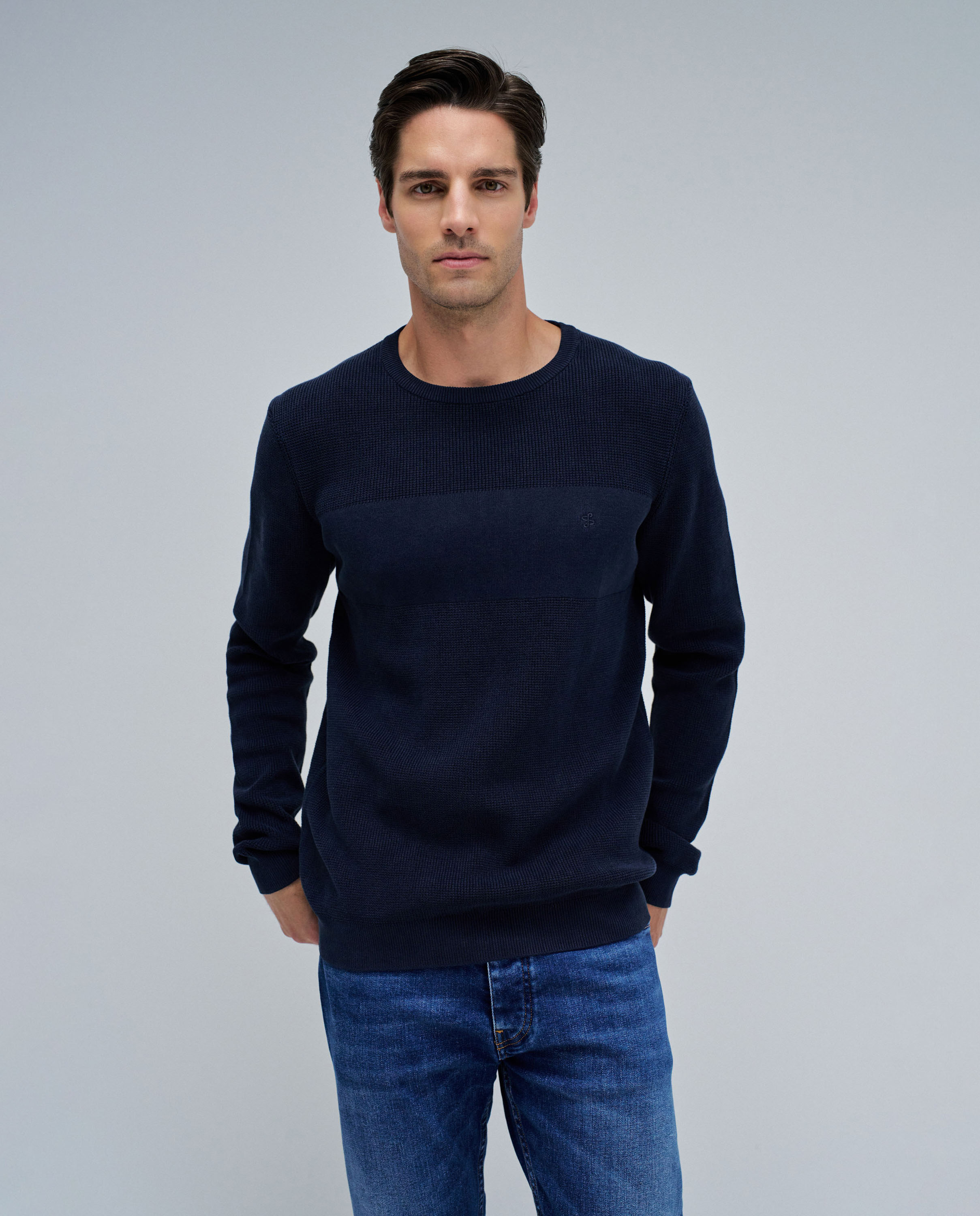 Imagem 0 de Sweatshirt de Malha com Textura