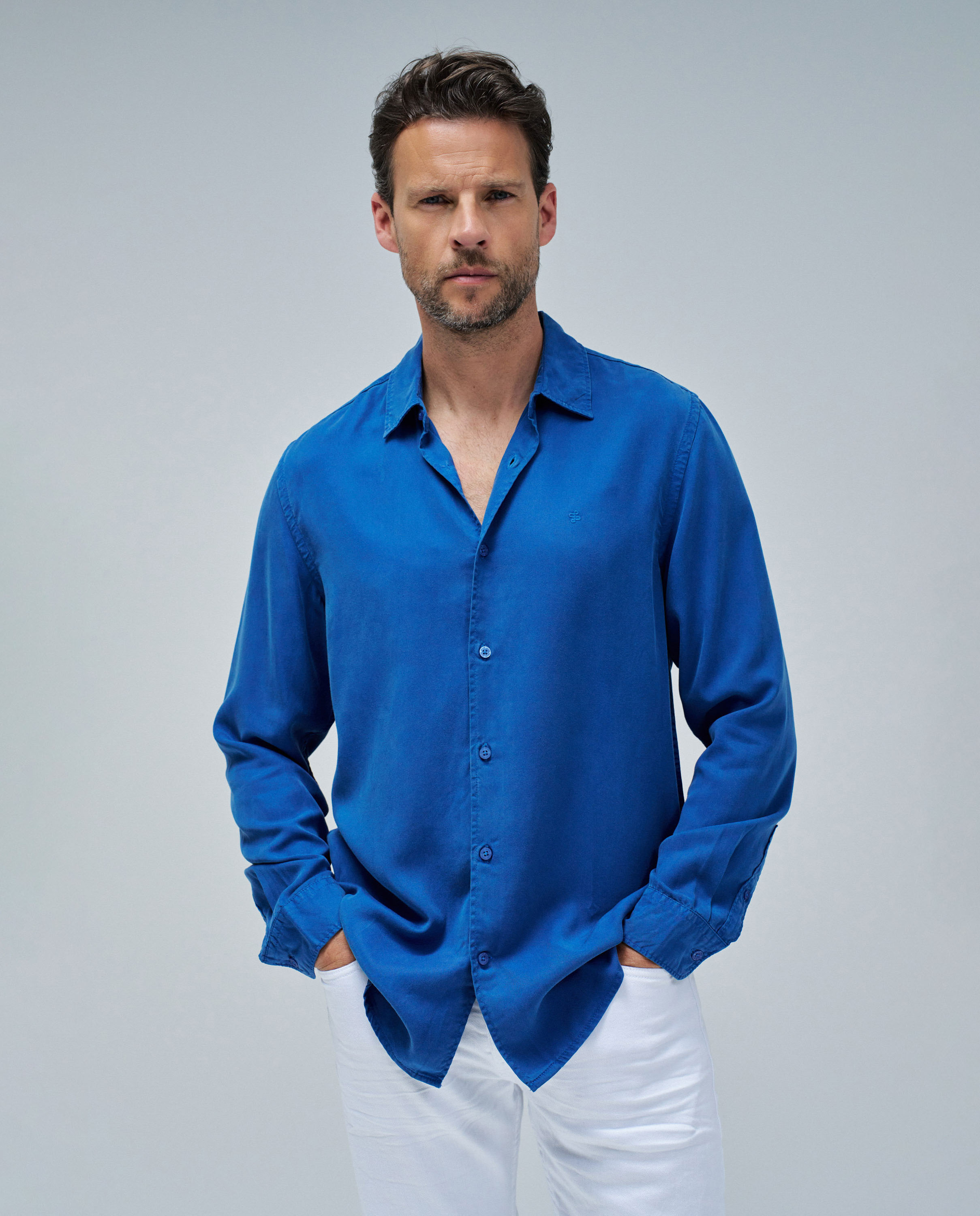 Imagem 0 de Camisa em Denim Leve