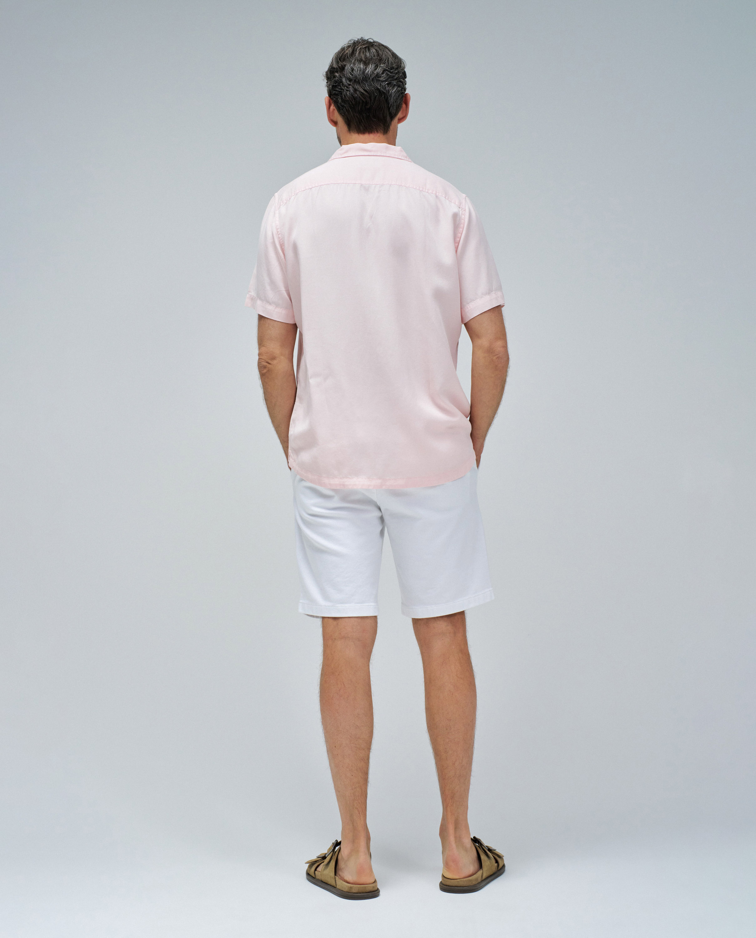 Camisa em Denim Leve Rosa-claro-3