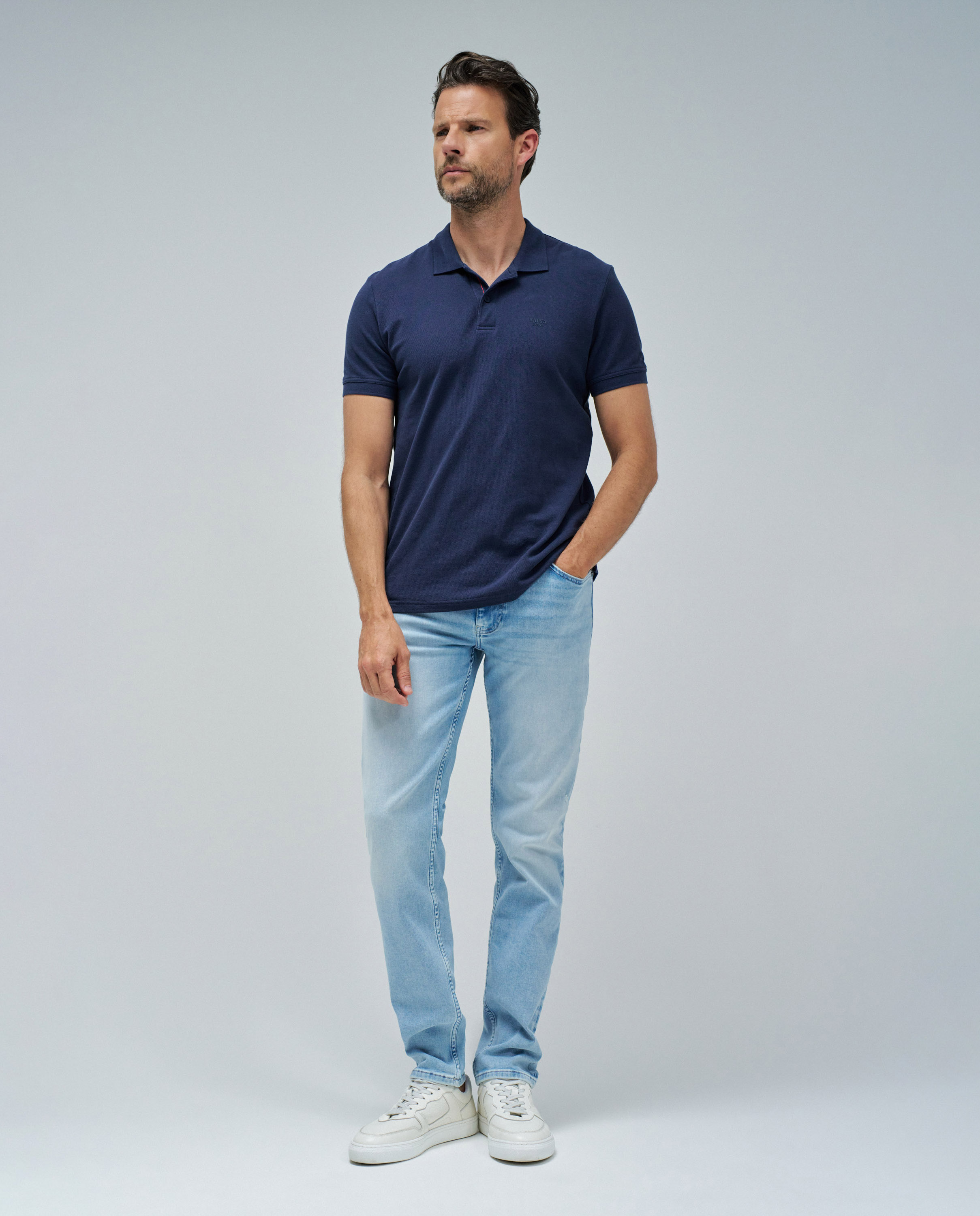 Jeans Fit Regular S-activ Azul-claro-1