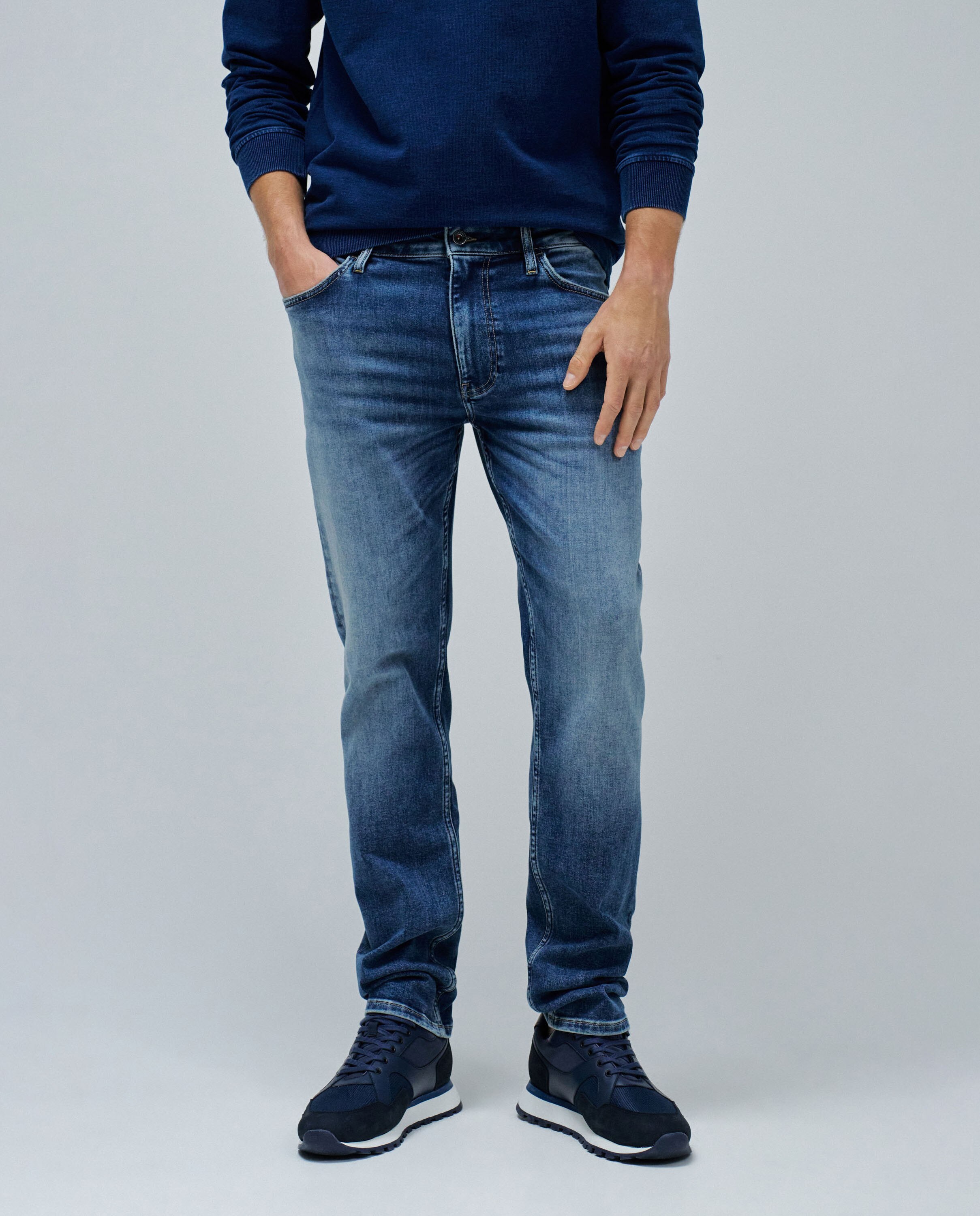 Jeans Regular S-activ Azul-claro-5