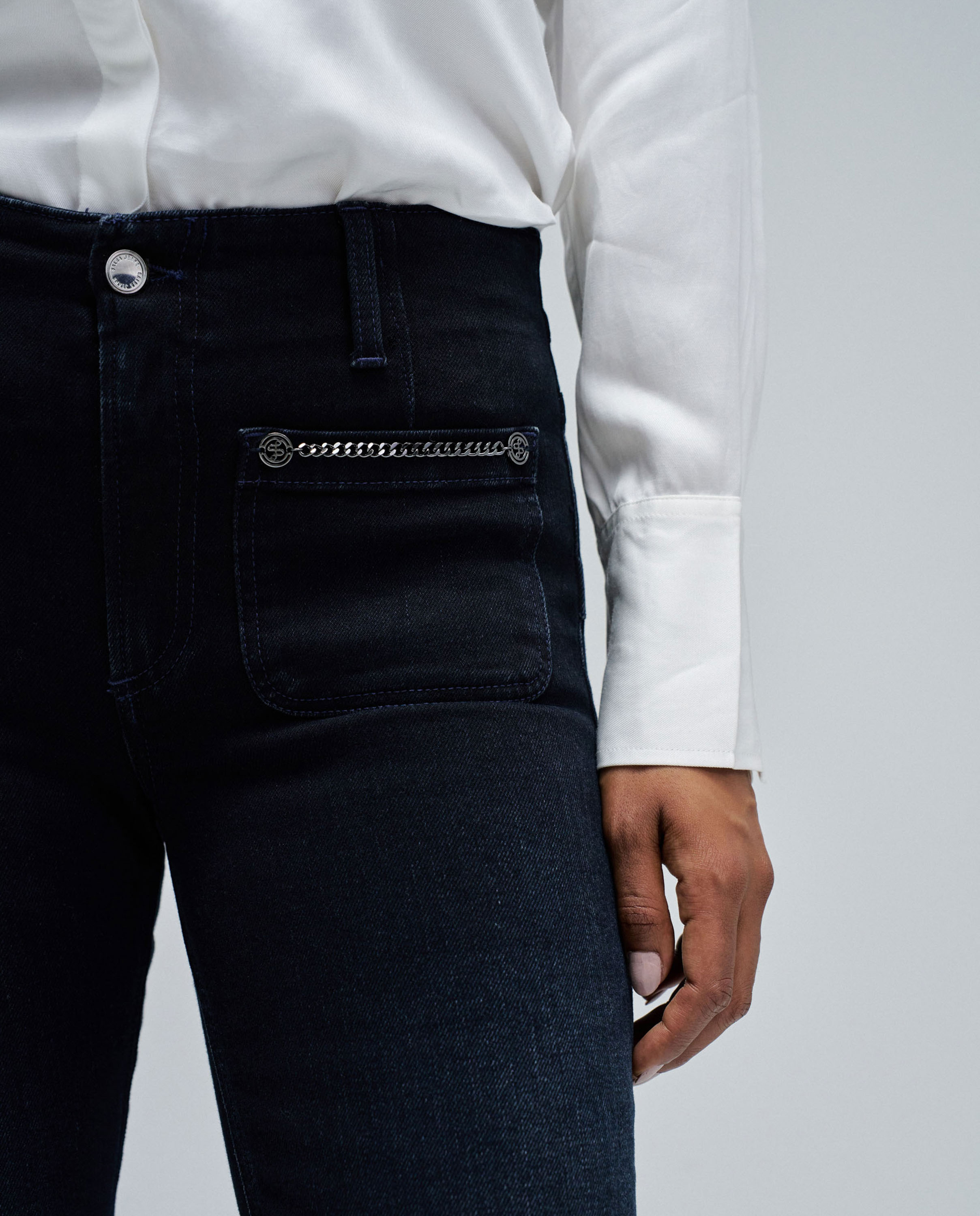 Jeans Destiny Push Up Flare Azul-4