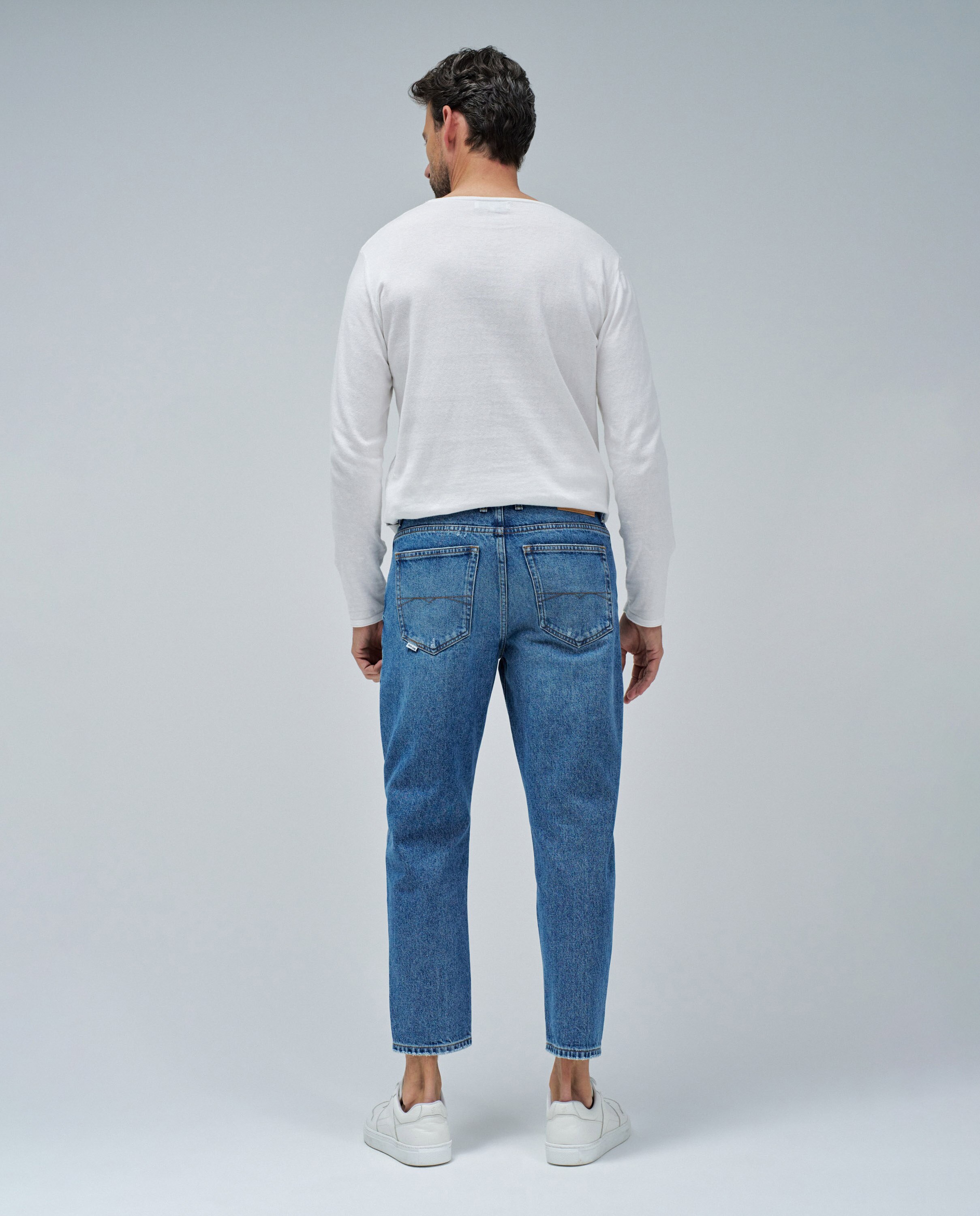 Jeans Tapered Fit Azul denim-3