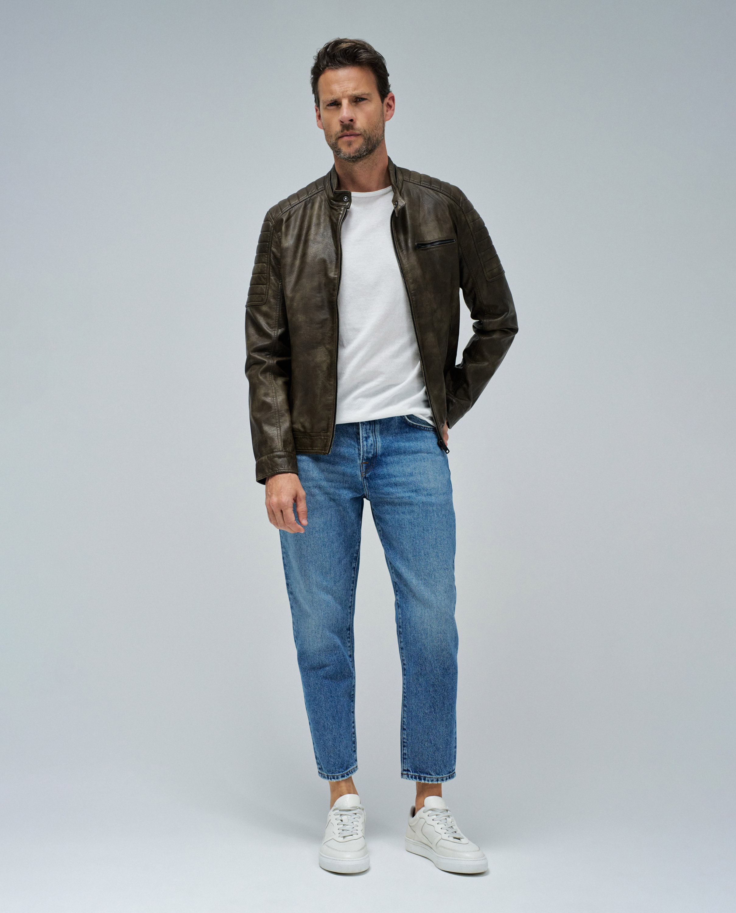 Jeans Tapered Fit Azul denim-1