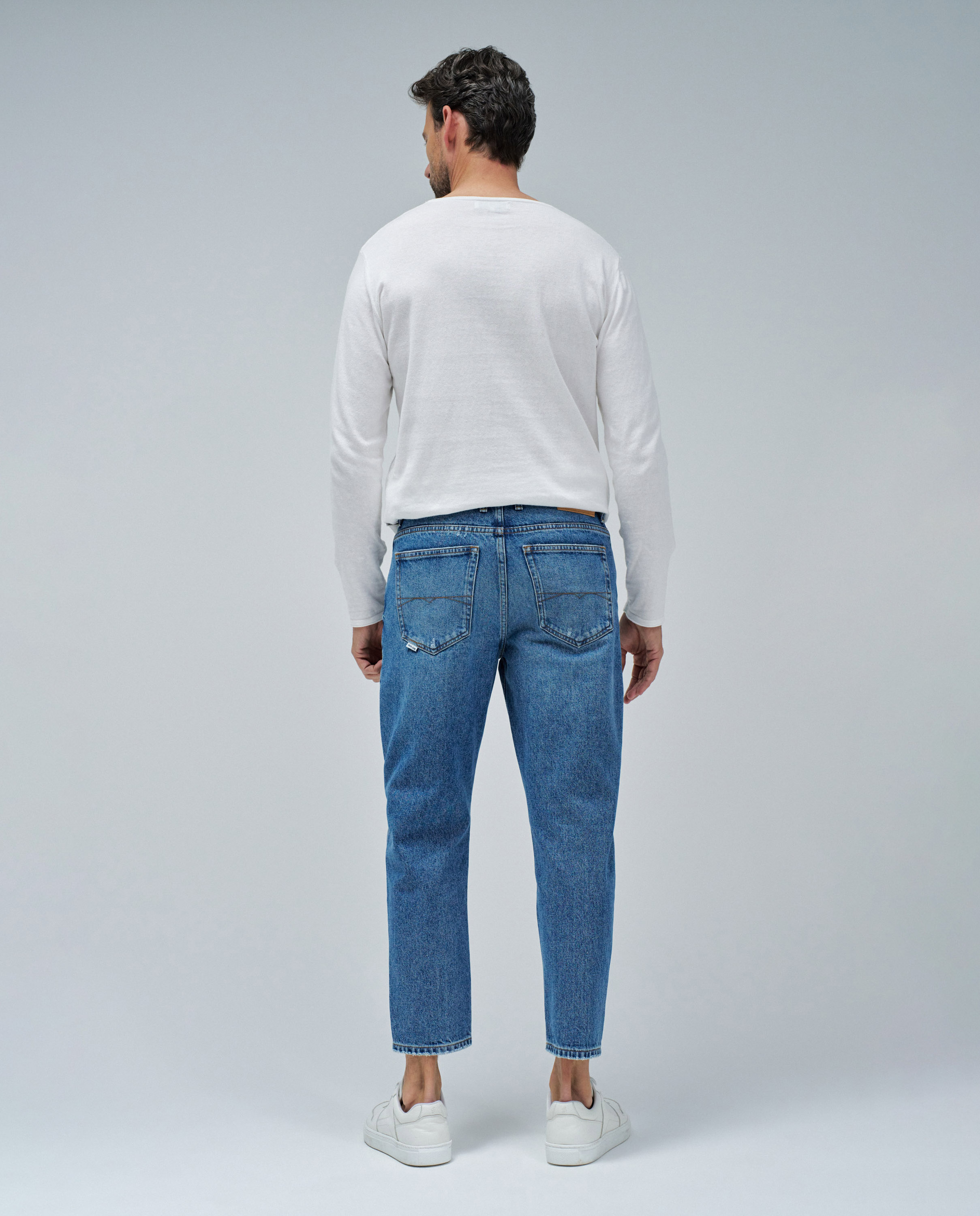 Jeans Tapered Fit Azul denim-3