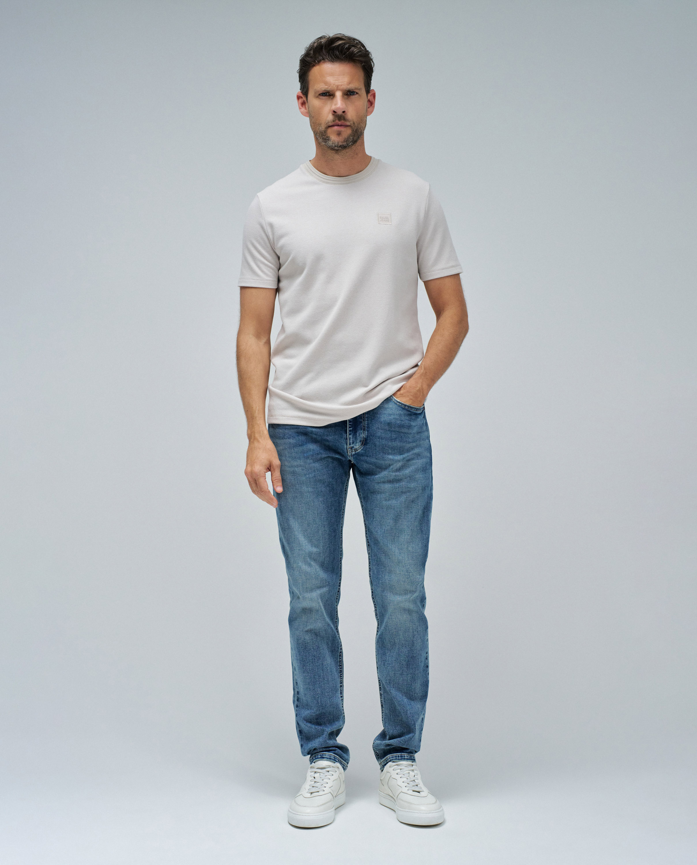 Jeans Slim Fit S-activ Azul denim-1