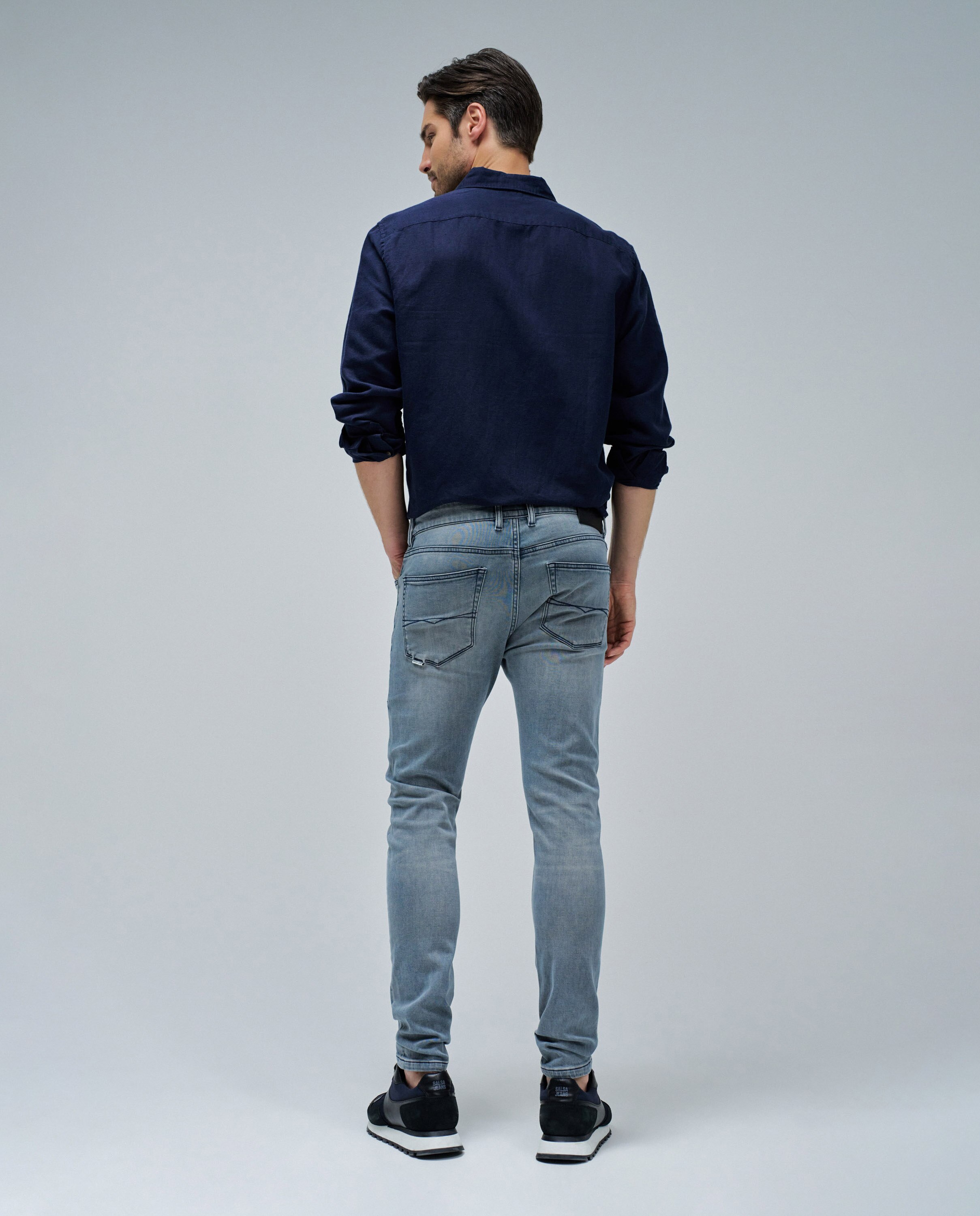 Jeans Skinny S-activ Cinzento-claro-3
