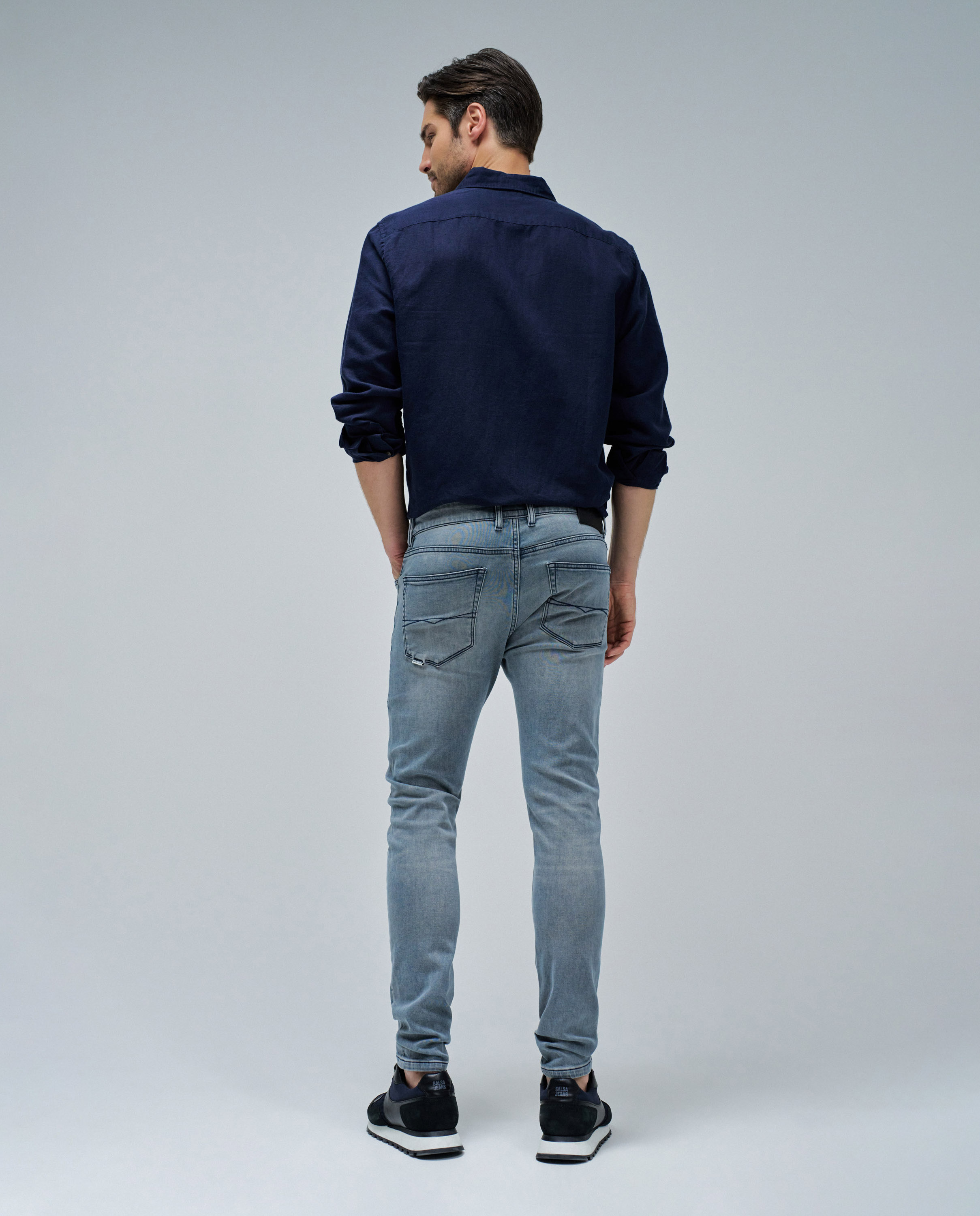 Jeans Skinny S-activ Cinzento-claro-3