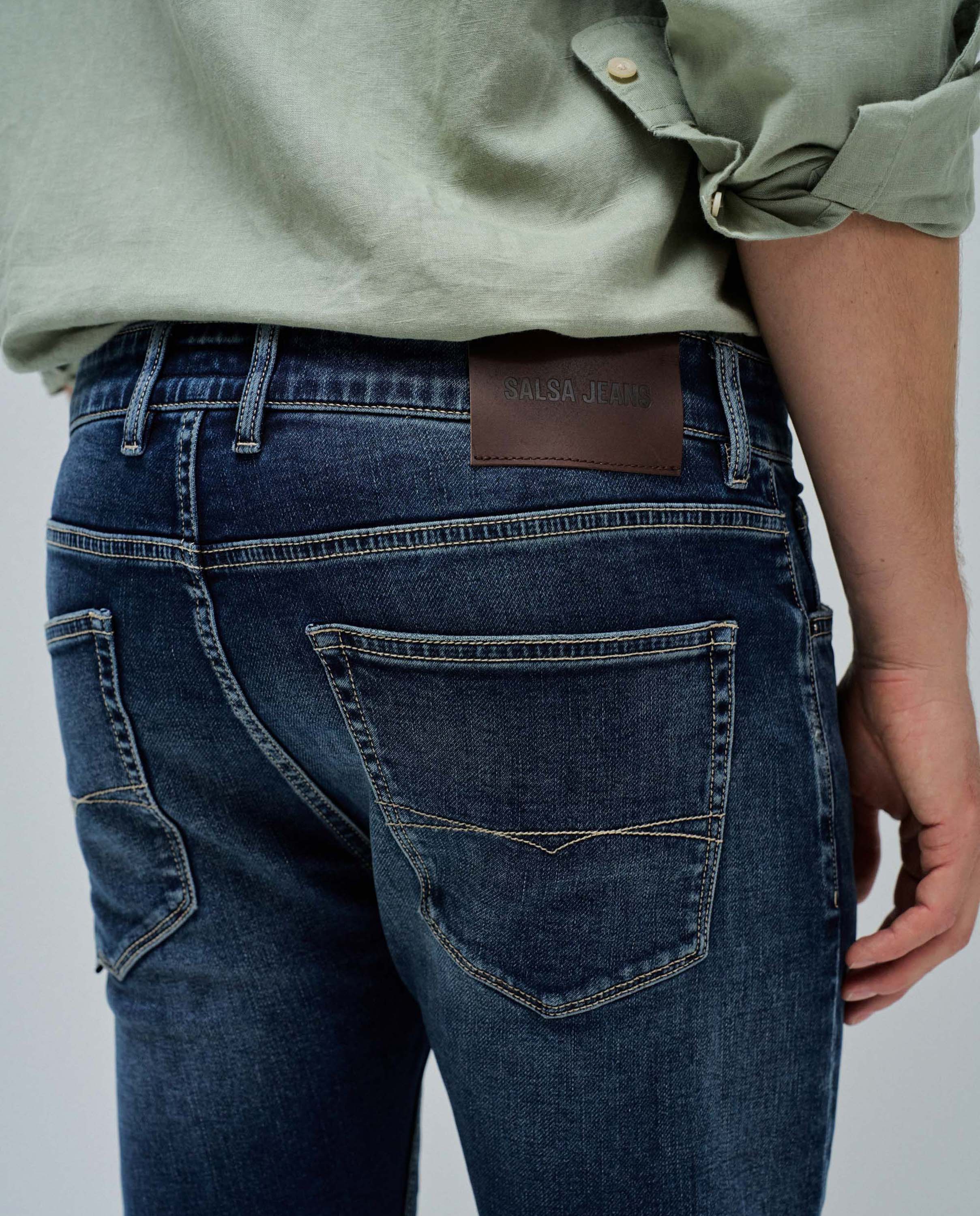 Jeans Skinny Fit S-activ Azul-escuro-4