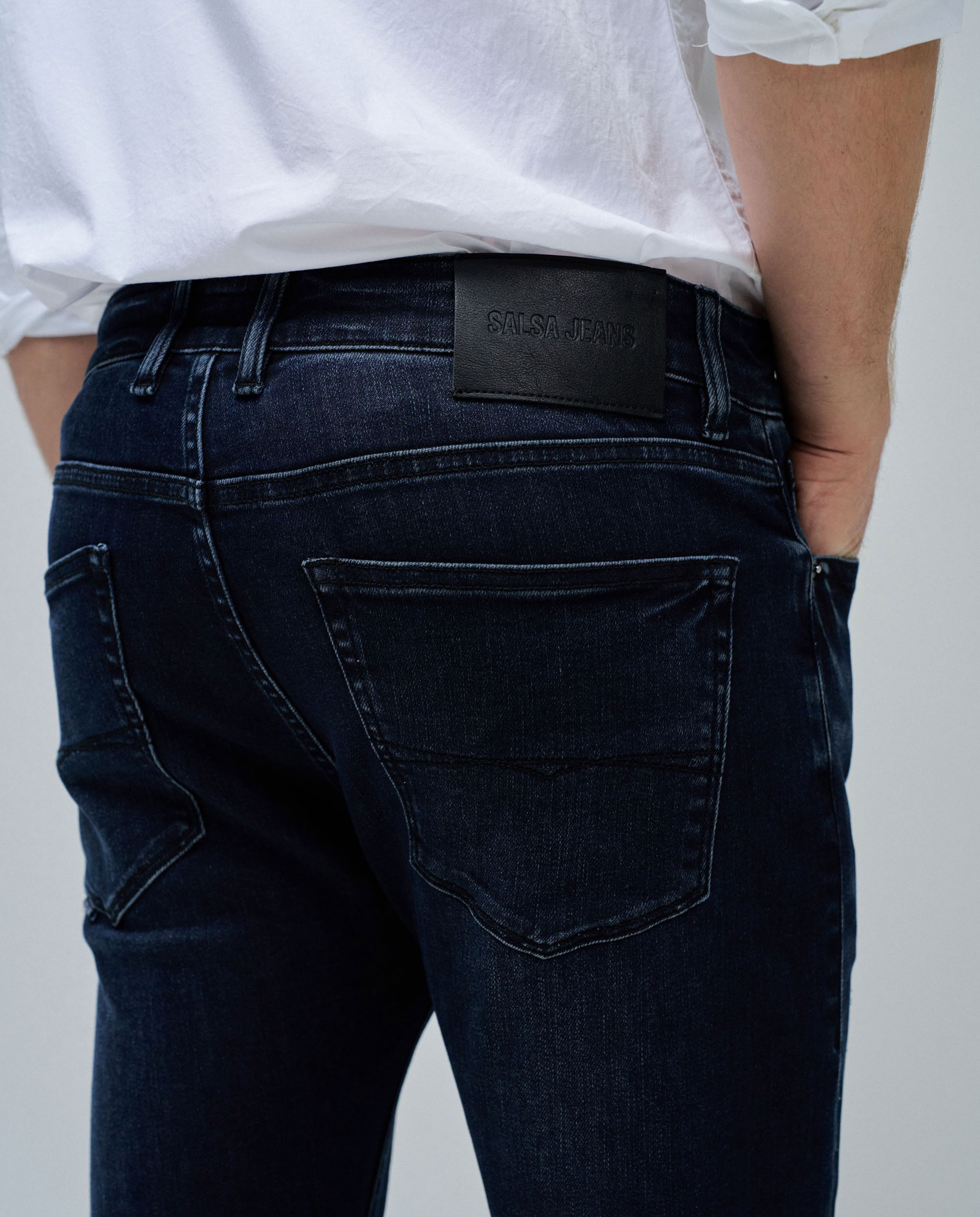 Jeans Skinny Fit Azul-escuro-4