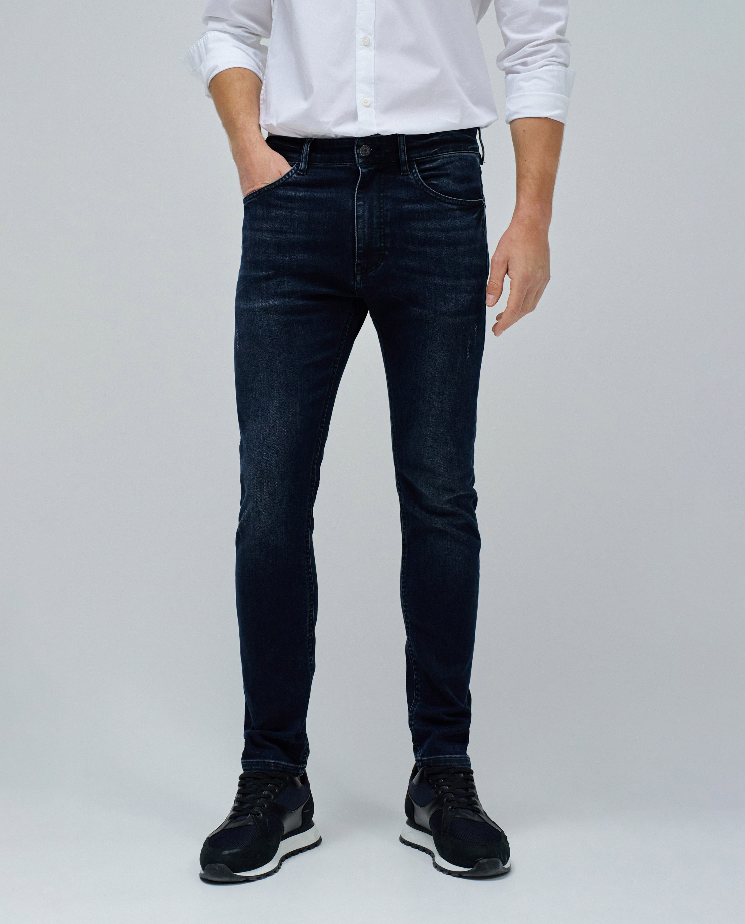 Jeans Skinny Fit Azul-escuro-5
