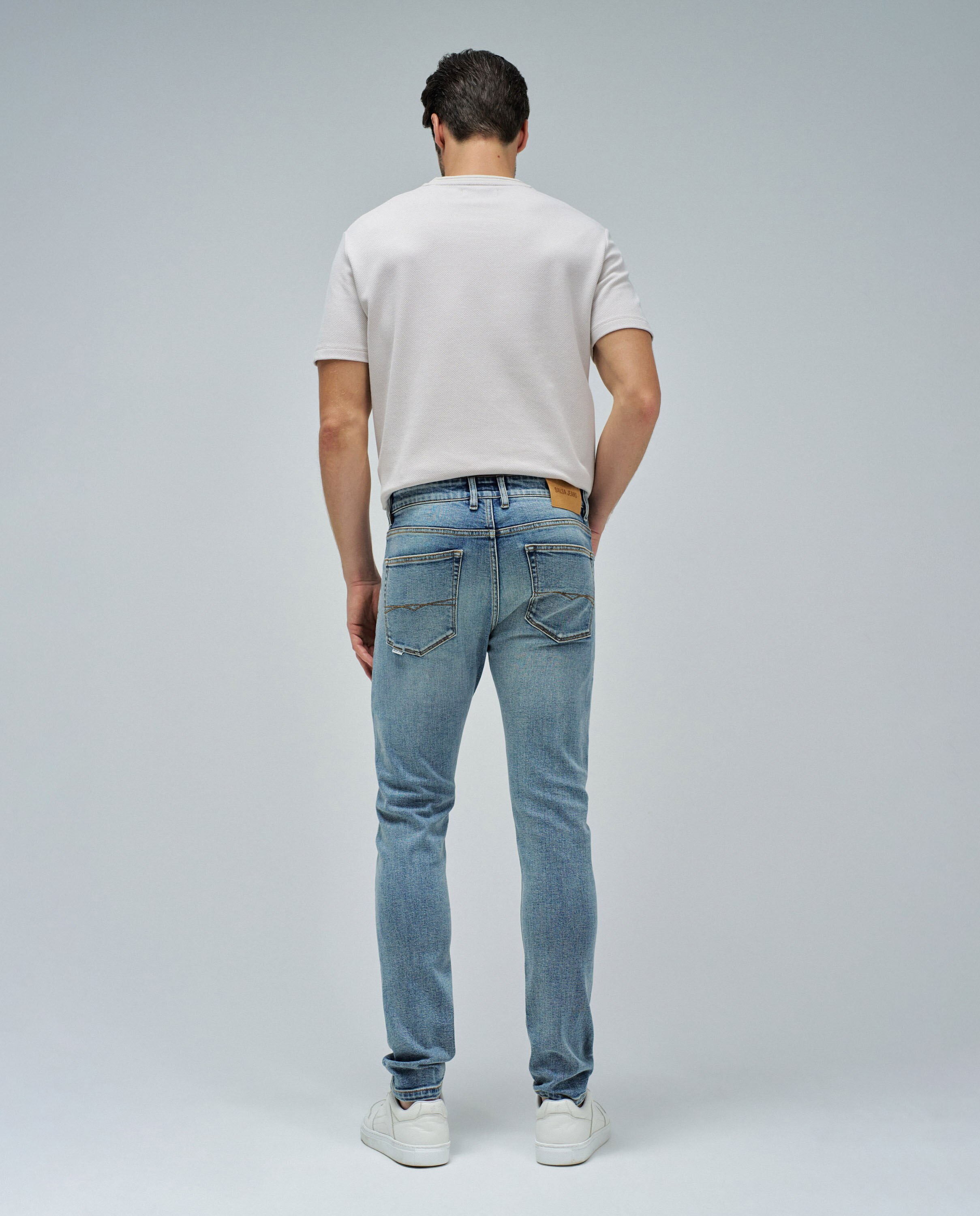 Jeans Skinny Fit Azul denim-3