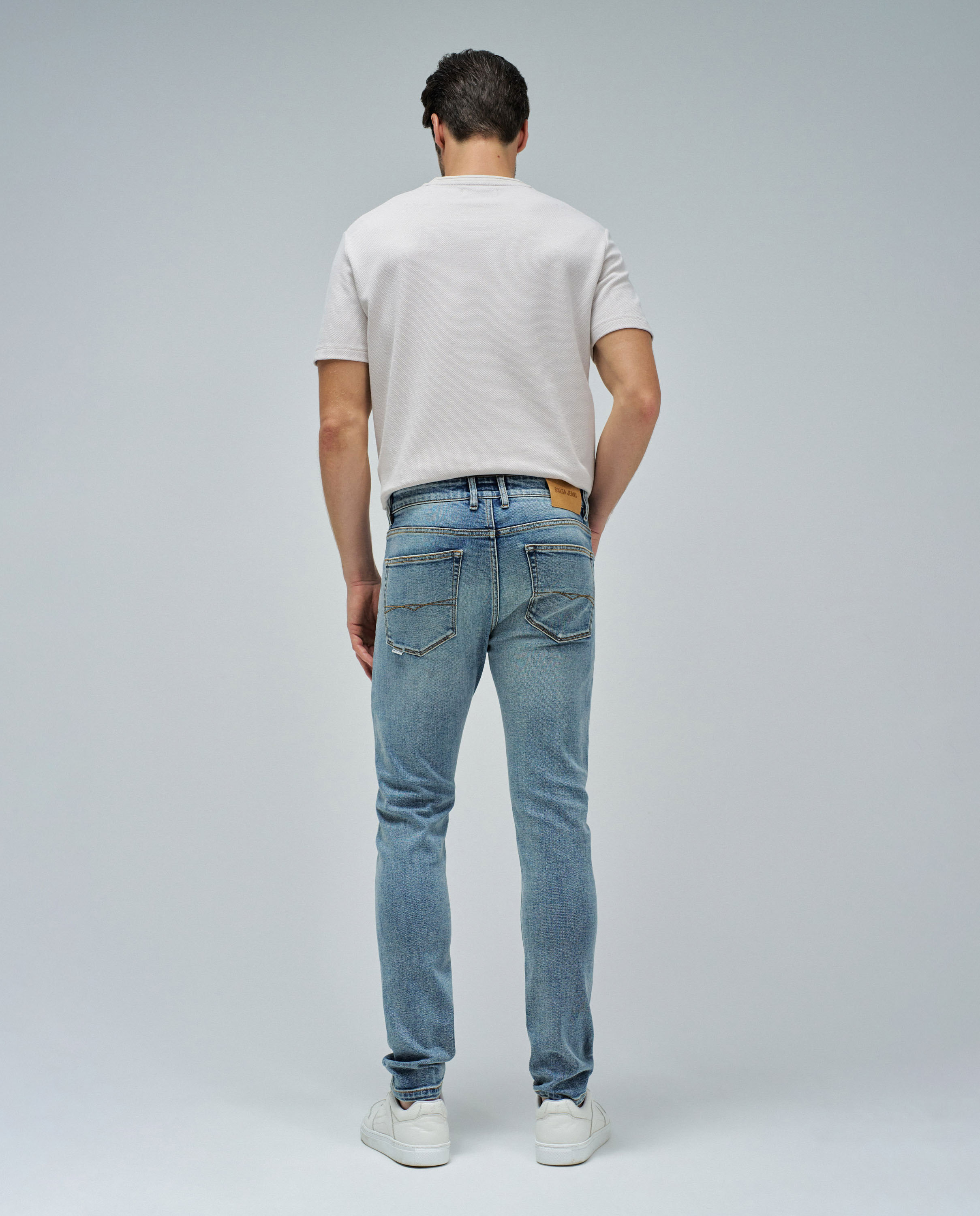 Jeans Skinny Fit Azul denim-3
